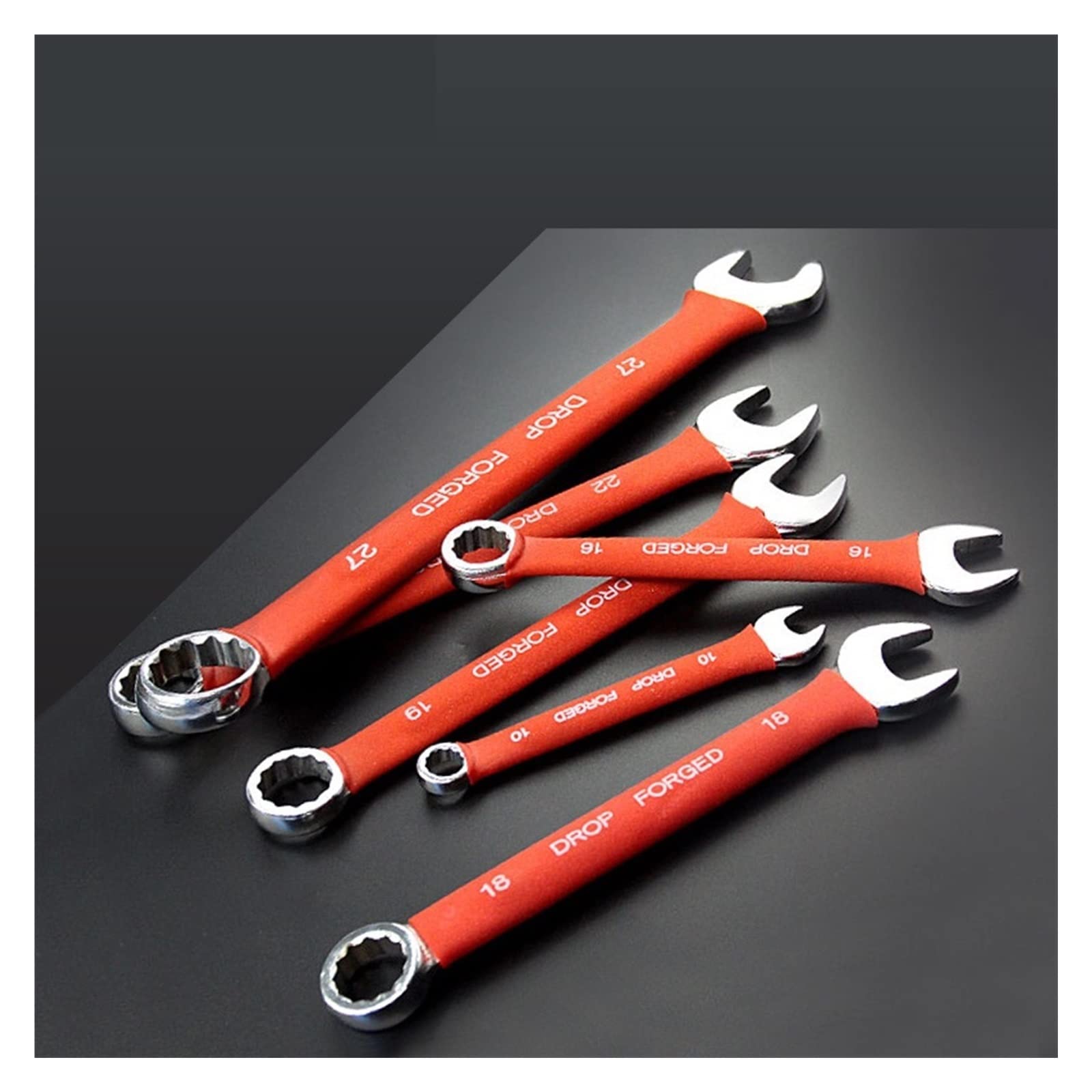 Narzędzia metalowe Klucze płaskie 1 szt. 6–27 mm Zestaw kluczy płasko-oczkowych z grzechotką Narzędzia ręczne do naprawy samochodu Dwufunkcyjnego (6 mm)