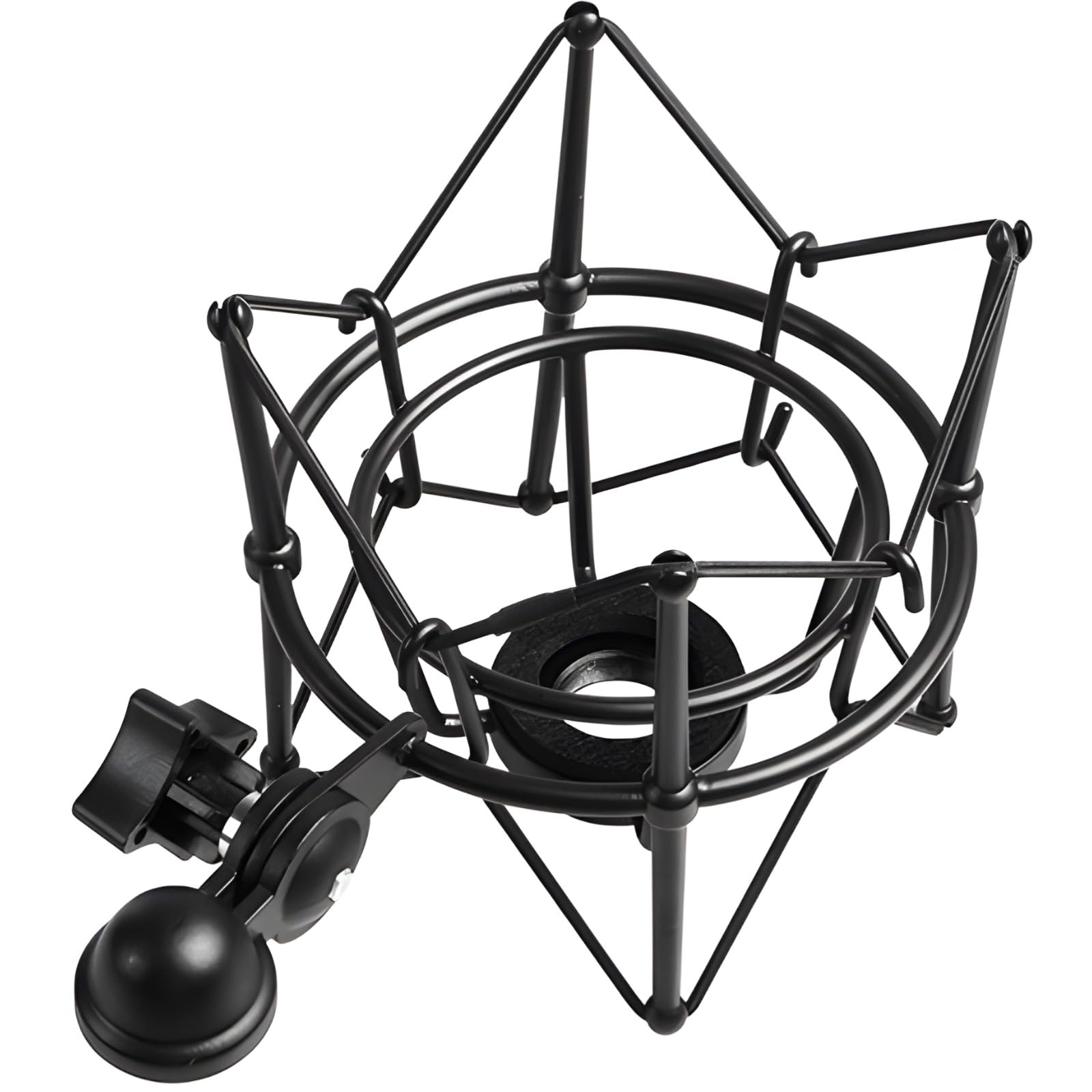 Supporto professionale per Neumann U87, Lewitt 240, sistema antivibrazione, nero