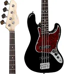 Contrabaixo Elétrico 4 Cordas GB 100 Preto/ Turtle GIANNINI