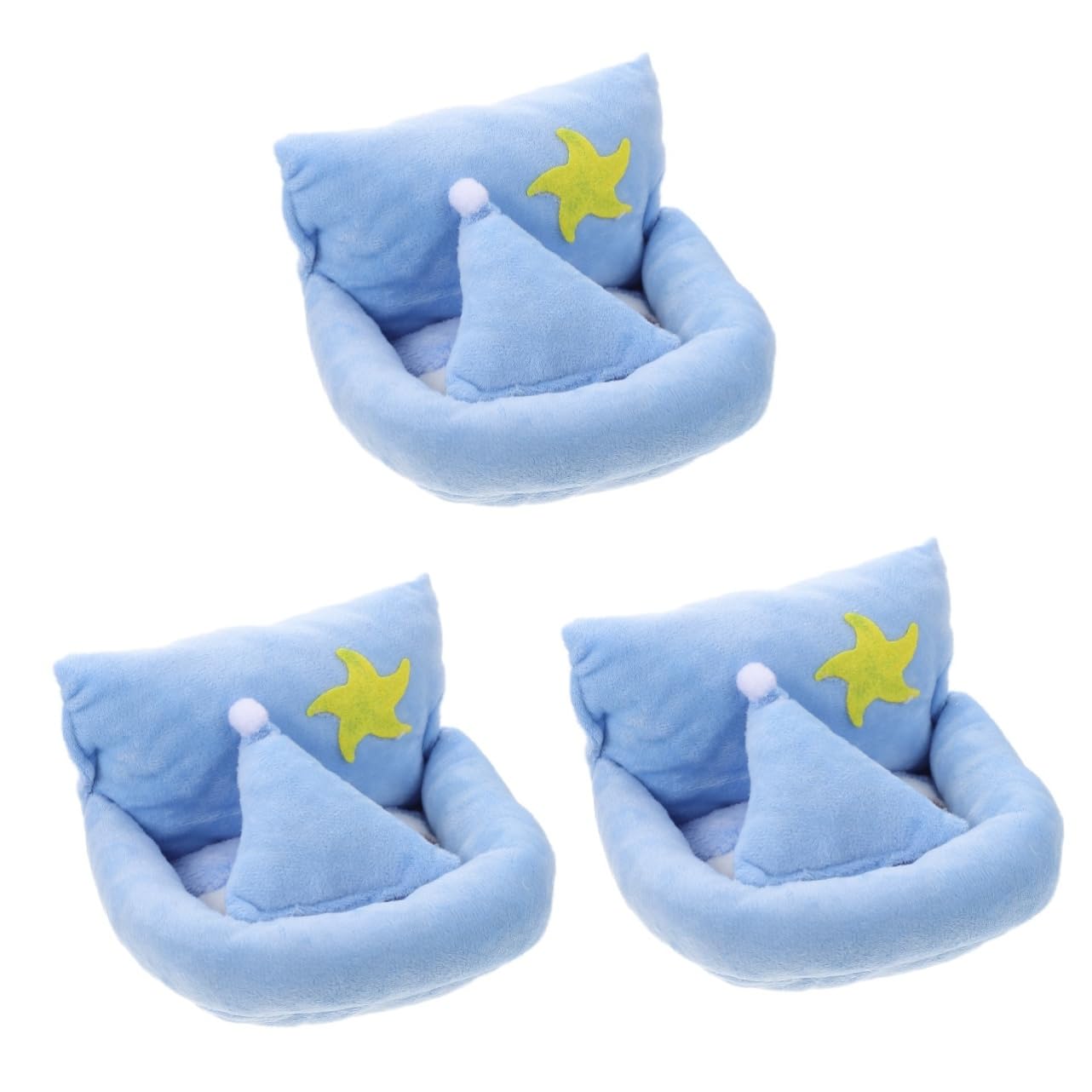DOITOOL 3stücke Kuschelnest Für Kleintiere Weiches Schlafbett Für Hamster Meerschweinchen Und Andere Haustiere Warmes Versteck Aus Plüsch Für Wintermonate Für Gemütliche Ruhezeiten