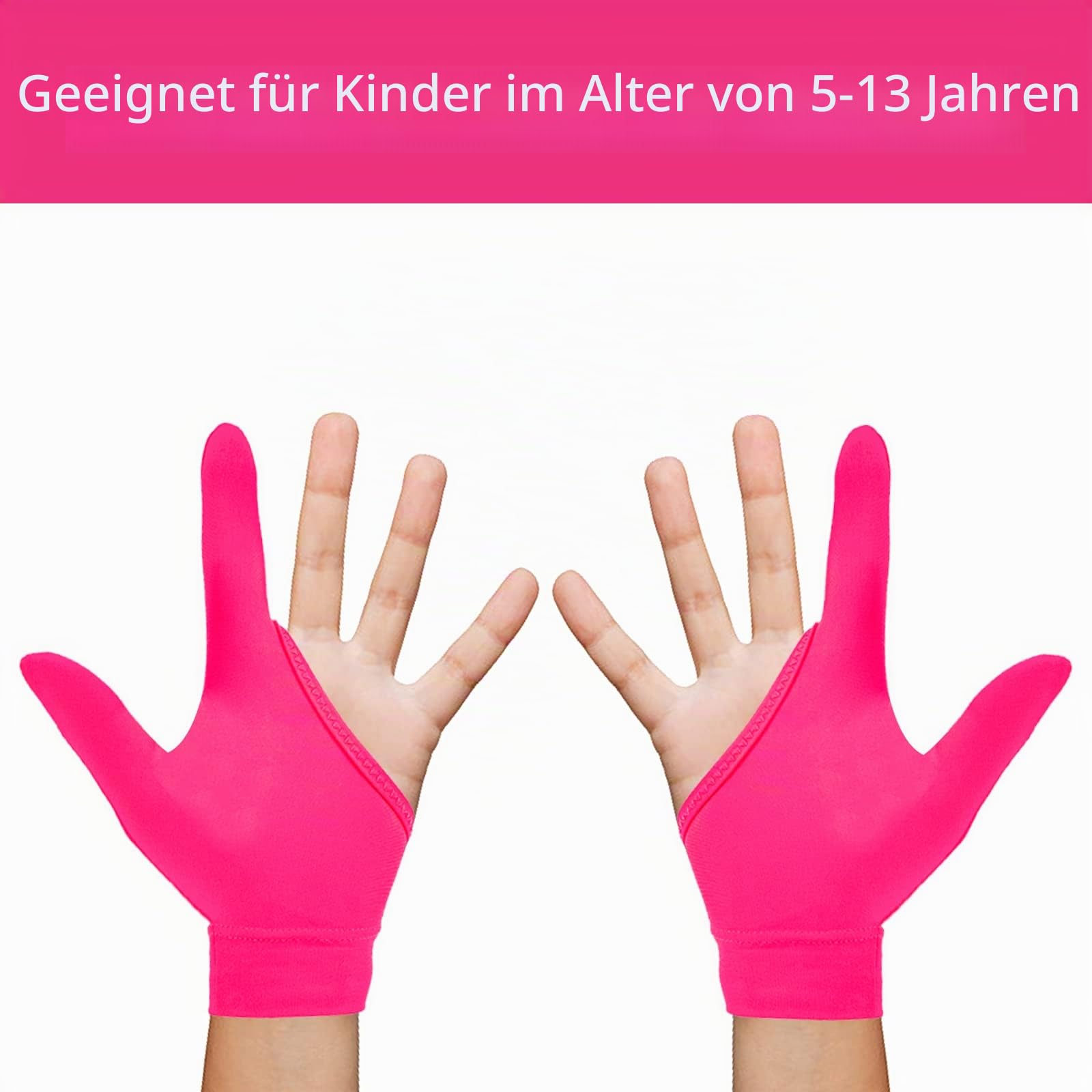handschuhe gegen knabbern 4 Stück Daumen saugen Guard Handschuhe, Kinder kauen Kompressionshandschuhe, Atmungsaktive Guard Nagel beißen Handschuhe, Kinder stoppen Daumen saugen (Rosa, 2 Finger) Baby Fear Gear DON!! Wähle Deine Farbe:blueberry