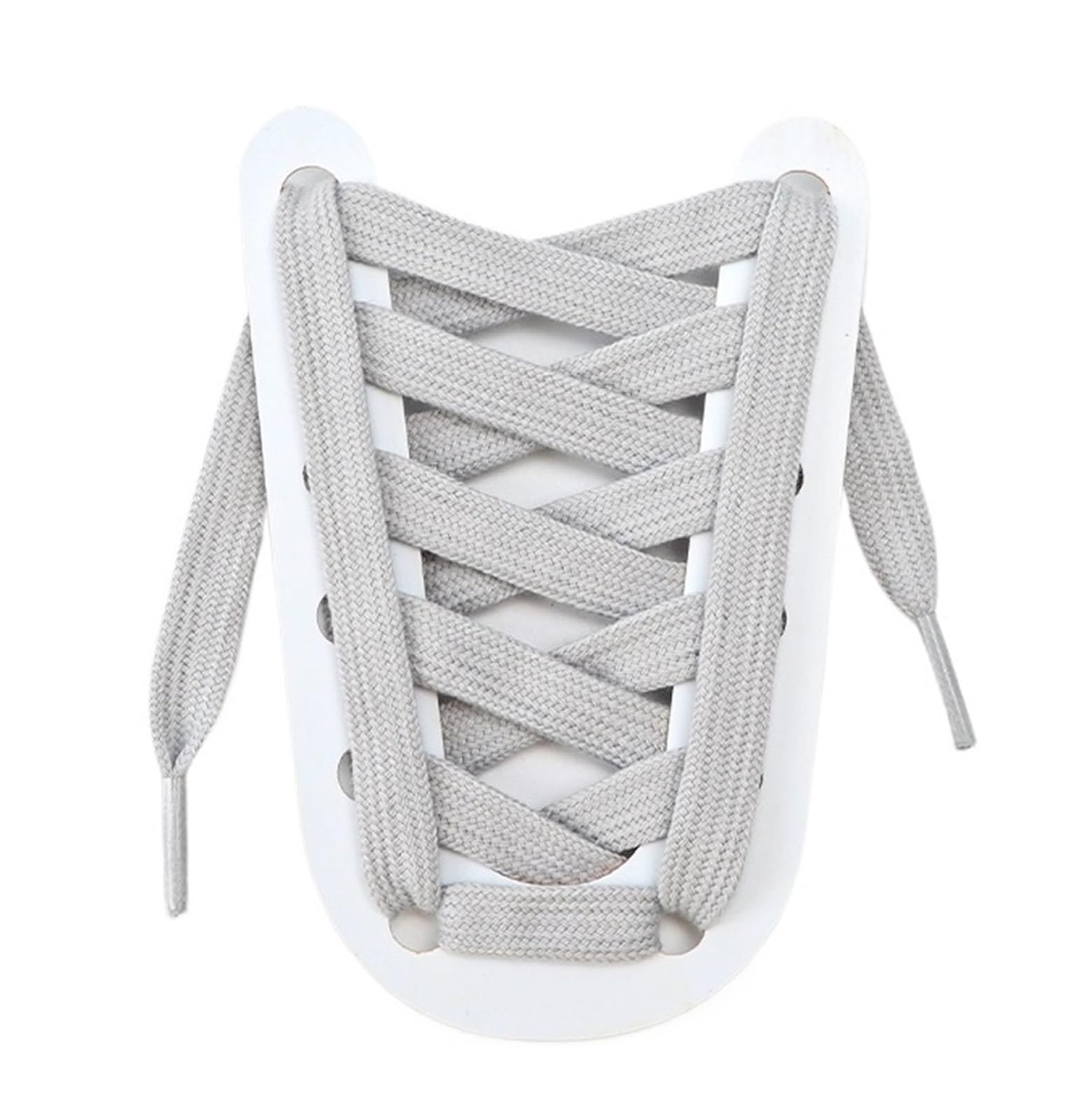 GPDNBIEU Shoelaces, For Shoes Sport For Kids Adult Flat Shoestring Laces For Sneakers Casual Accessories(Grey,100cm)