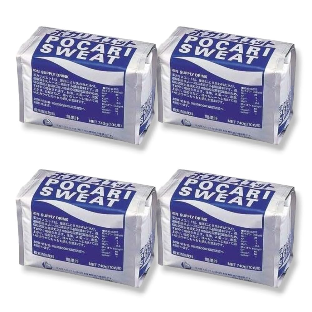 Amazon.co.jp: ポカリスエット パウダー 10L用 (740g)《セット販売