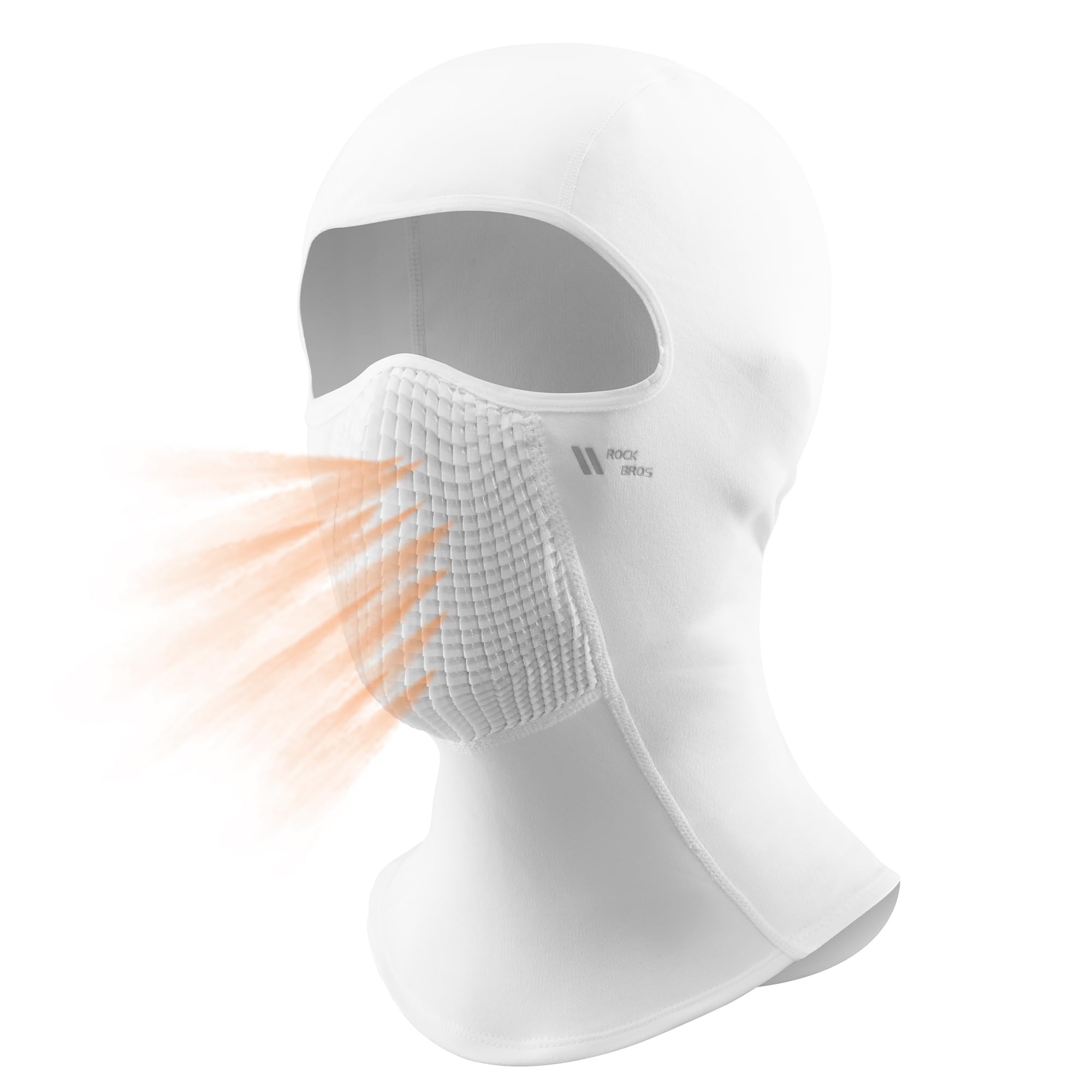 ROCKBROS Fleece Breathable Balaclava Ski Mask Windproof Thermal Winter Face Mask for Men Women Cycling Motorcycle Headwear
