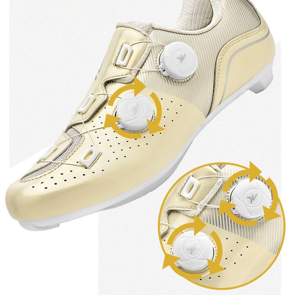 2026 Zapatillas Ciclismo Carretera Hombre Mujer, Zapatillas de Ciclismo con Look/SPD Tacos, Zapatos Bicicleta Montaña, Bicicleta de Spinning Montaña Calzado Bicicleta
