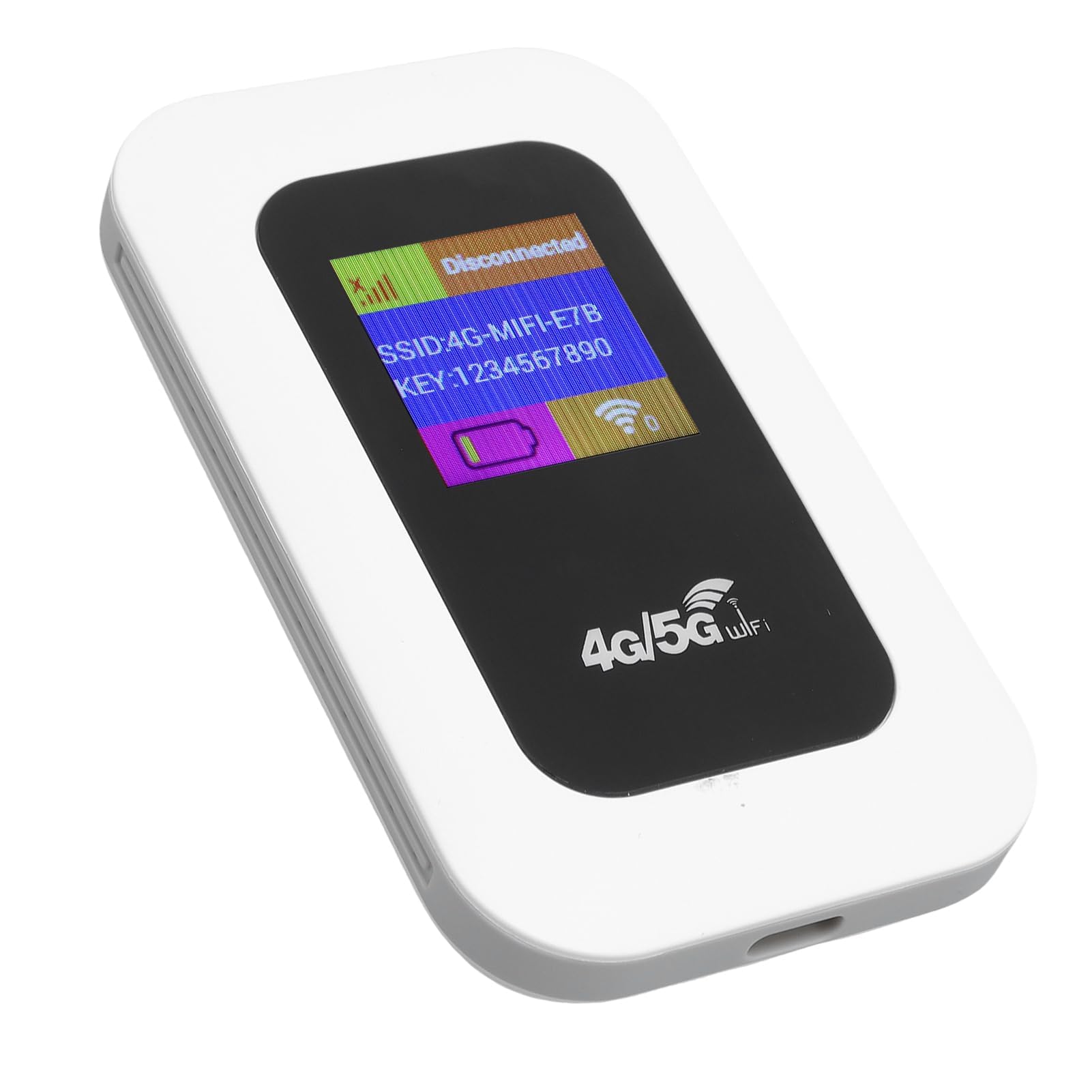 Ejoyous Hotspot mobile, WiFi 5G 300Mbps Plug and Play Slot per scheda SIM Router WiFi WiFi portatile Fino a 10 utenti WiFi