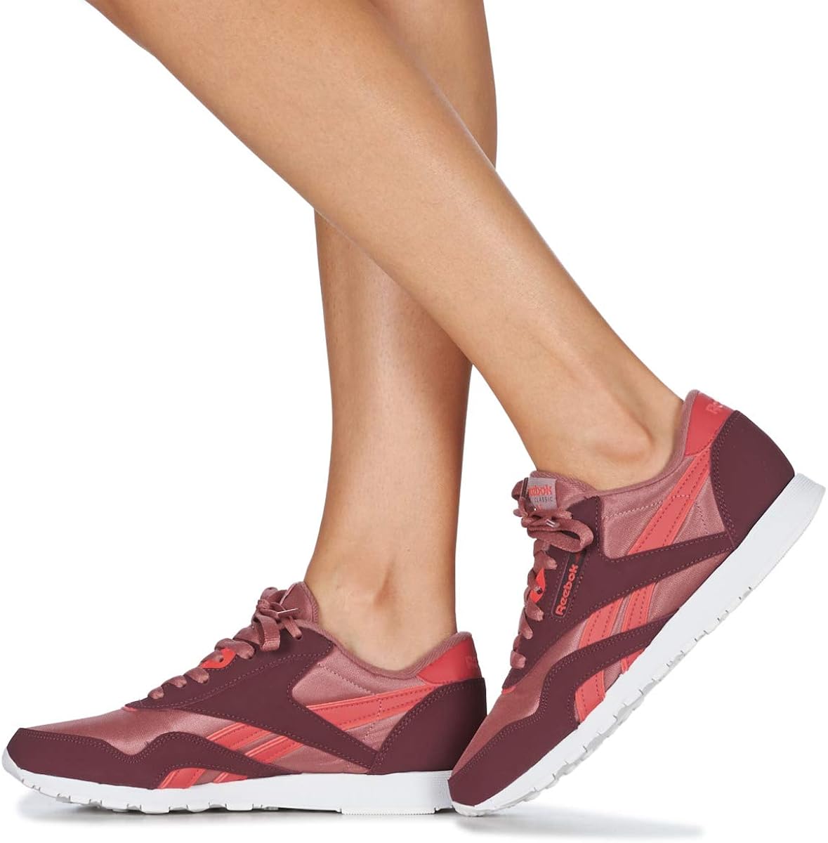 Reebok Classic CL Nylon Baskets Mode Femmes Bordeaux Baskets Basses :  Amazon.fr: Chaussures et Sacs