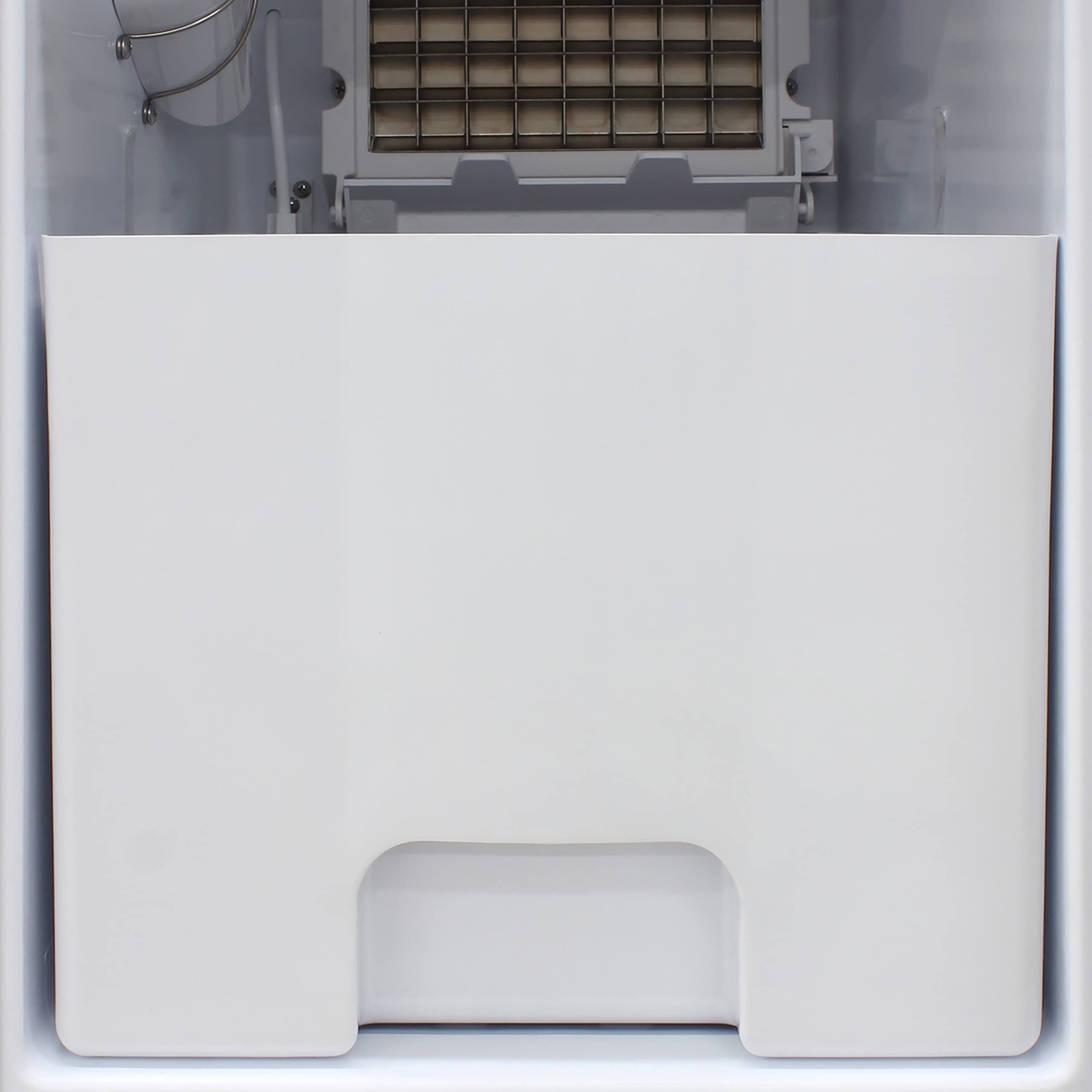 BRAMA Ice Maker Machine 50/lbs. Ice Daily Undercounter Built-in or Freestanding Stainless Steel Construction with Reversible Door and Auto Shut Off for Indoor or Outdoor Use, Metallic on Fridge.com