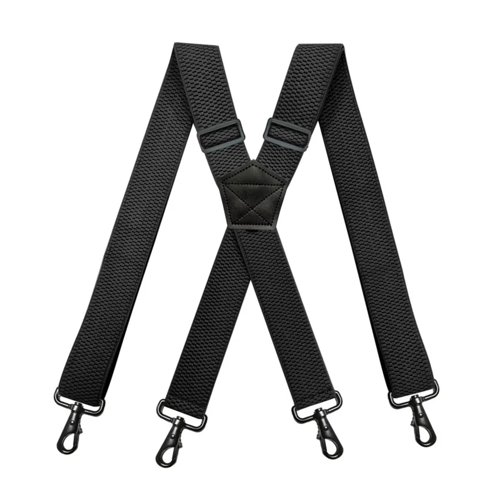 Bretelle Da Uomo Bretelle da uomo con fibbia a gancio nera, 4 clip, bretelle a forma di X, elastiche in grano mais, jockstrap maschile