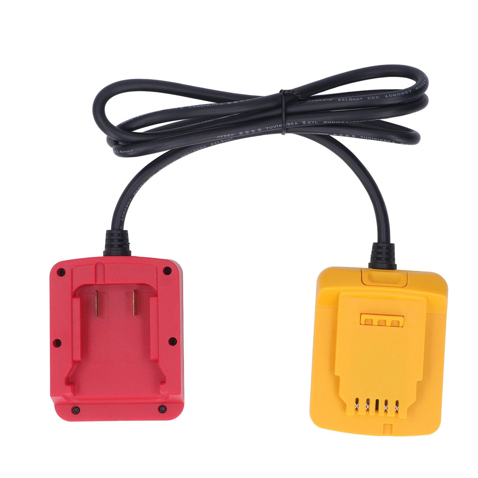Adapter akumulatora litowego Przedłużacz reduktora wagi Trwałe tworzywo sztuczne ABS długość 1,6 m Przenośny hak do akumulatorów litowo-jonowych 18 V Narzędzie elektryczne Port DCB201
