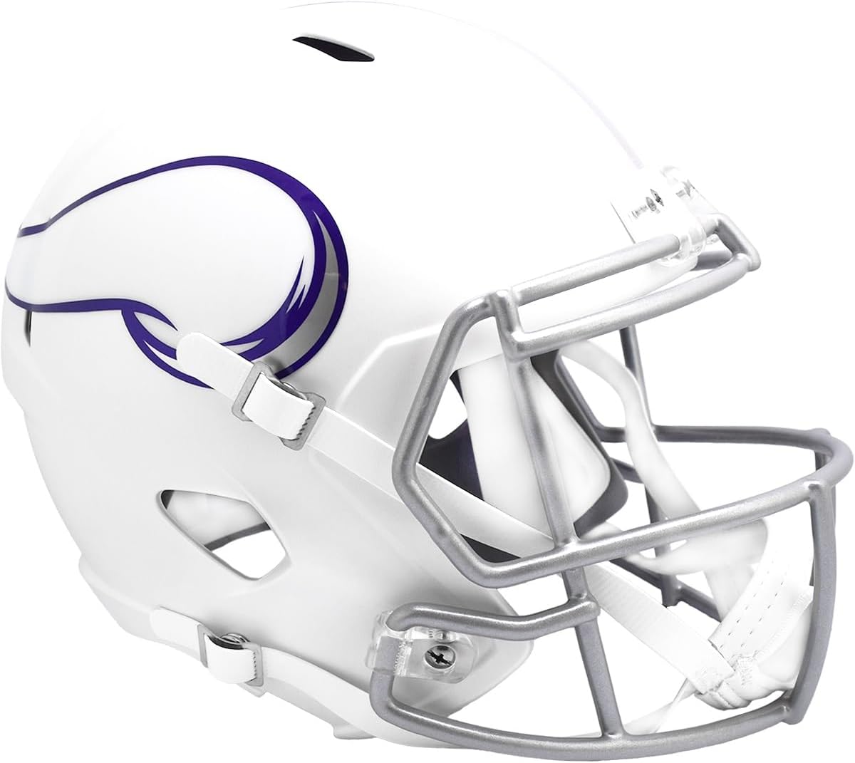 Minnesota Vikings Alternate White 2024 On-Field Riddell Speed Replica Full Size Football Helmet - NFL Replica Helmets