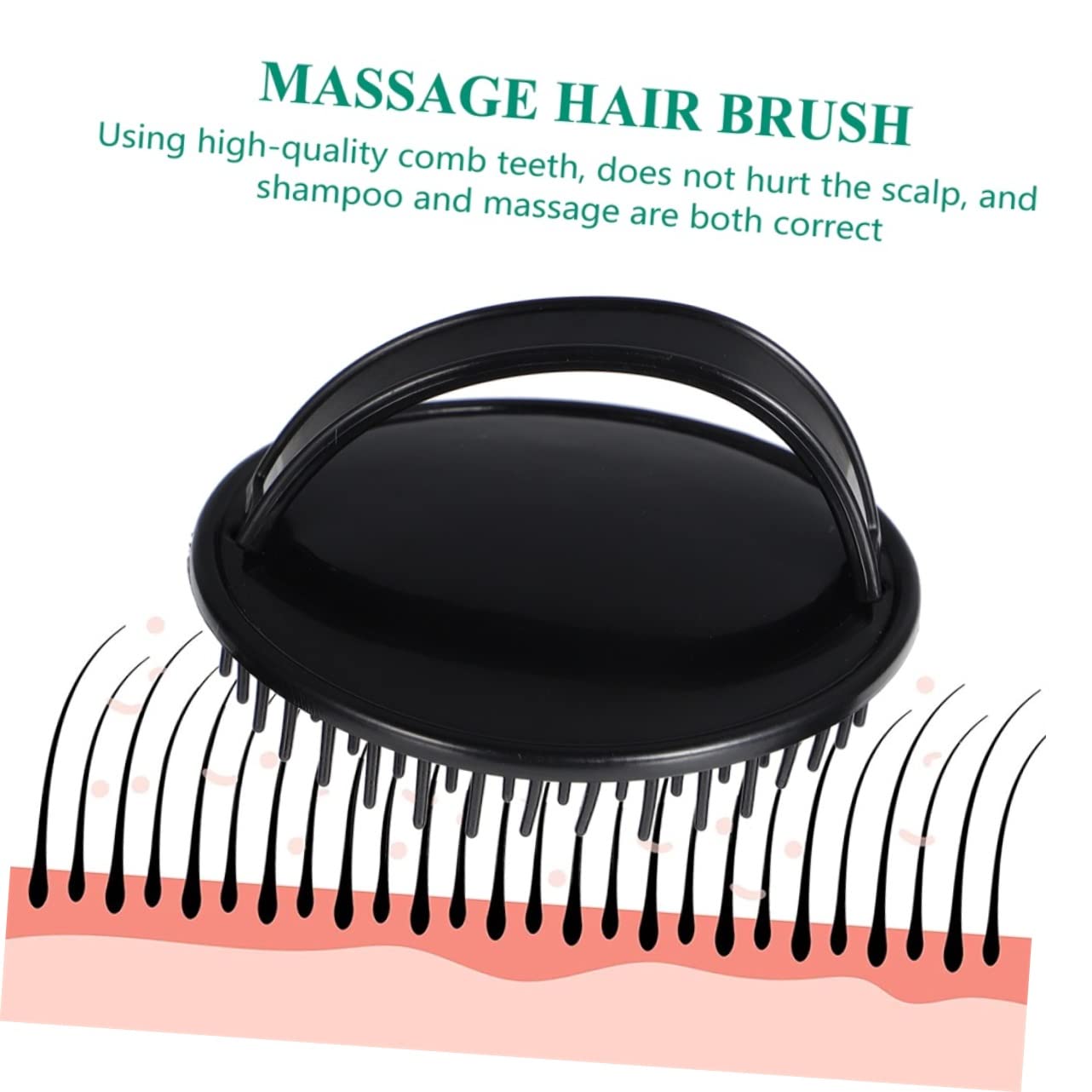 Healeved 20piezas Cepillos De Champú De Plástico Para y Masaje Del Cabelludo Herramientas De Estilismo Versátiles Masajeador Para Cuidado Del Cabello y Bienestar