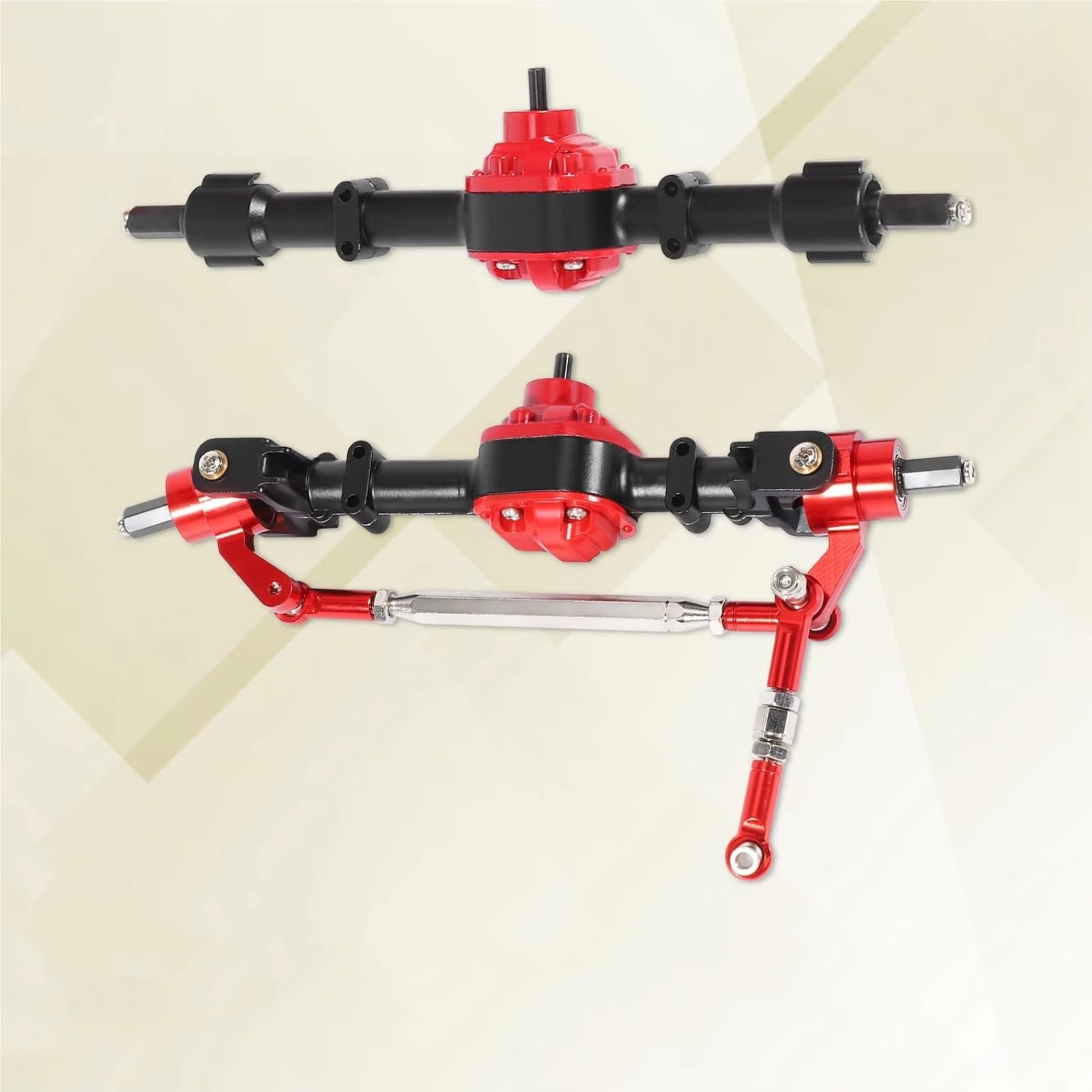 Kompatibel Mit MN D90 D91 D96 D99S MN90 MN96 MN99 Für MN99S 1/12 RC Auto Upgrade Teile Zubehör Vorne Hinten Komplette Achse Schwarz RC Zubehör