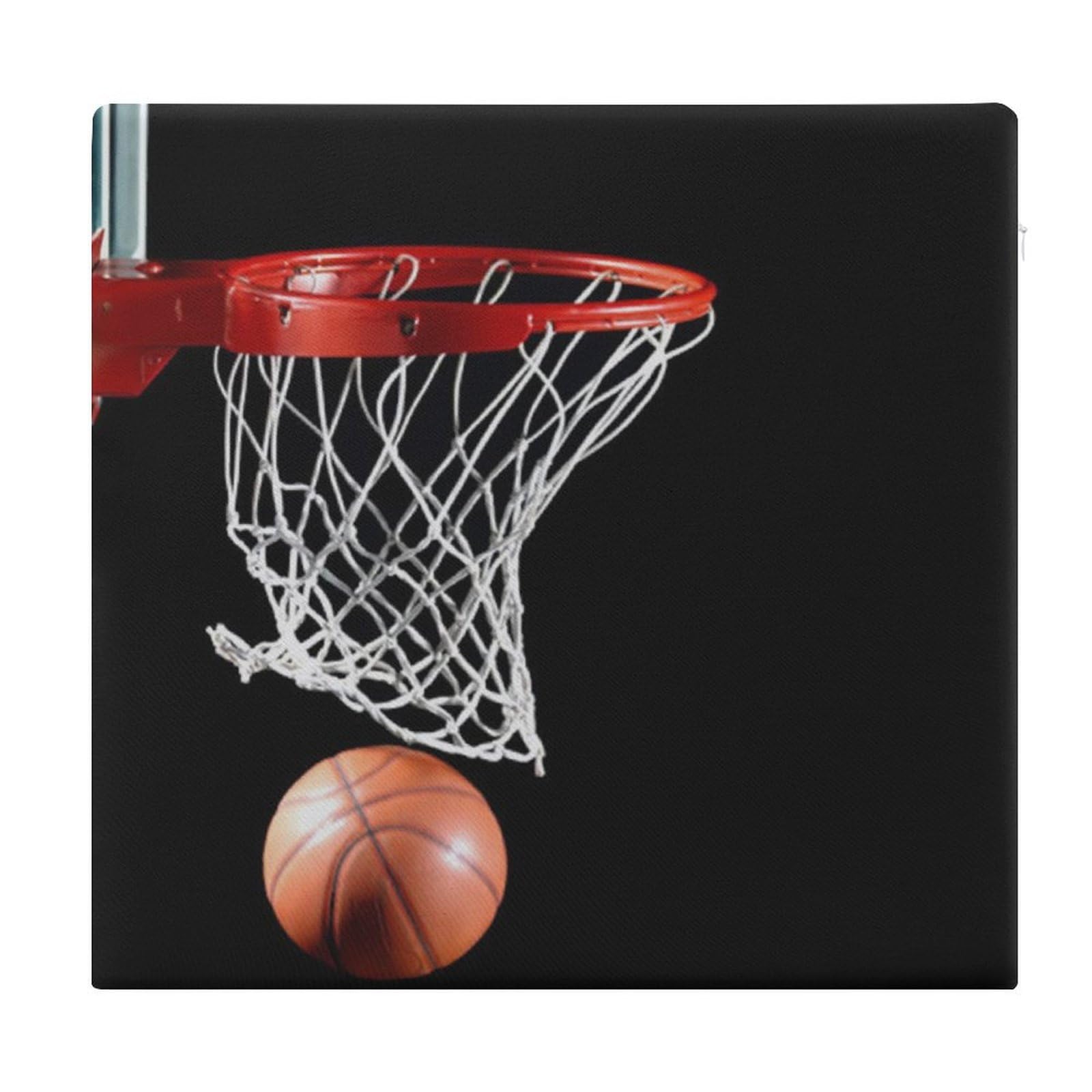 JZemdybill Chair Pad, Basketball Seat Pad, Square Chair Cushion for Yoga Living Room Balcony