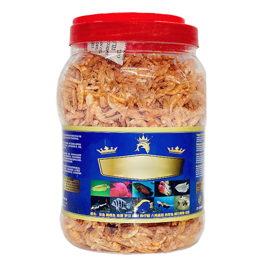ljhnba Aquarium Fish Foods Freeze Dried Shrimp Healthy Cichlid for Feeding for Arowana Dried Foo Dried Shrimp Fish Food
