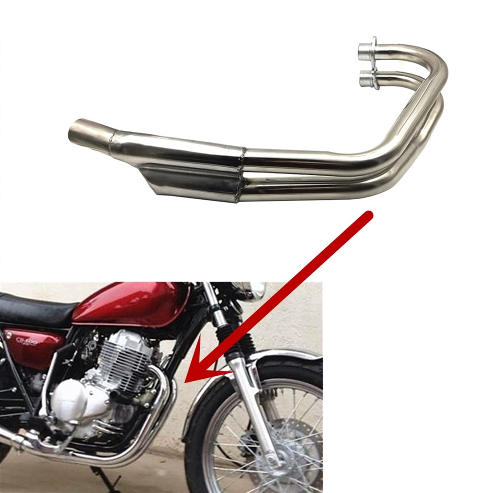 Amazon.co.jp: オートバイの排気管 CB400SS ため CB 400 SS