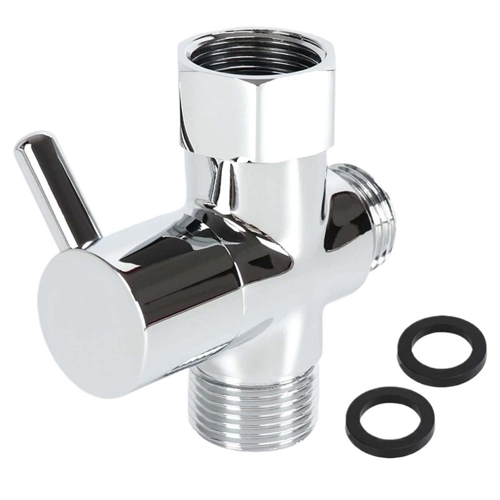 Adaptateur T bidet laiton 3 voies anti fuite pour couper l'eau de la douchette