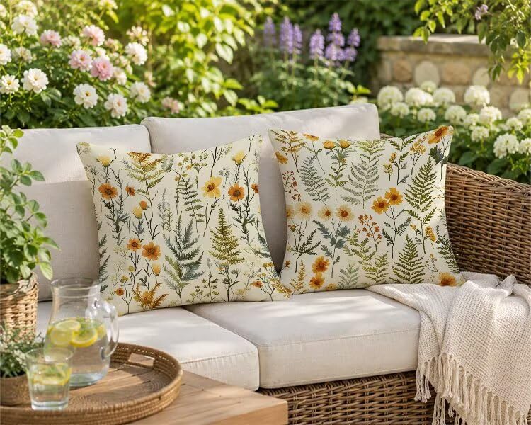 Housse coussin imperméable 60x60 beige pour protéger et embellir les sièges - 3