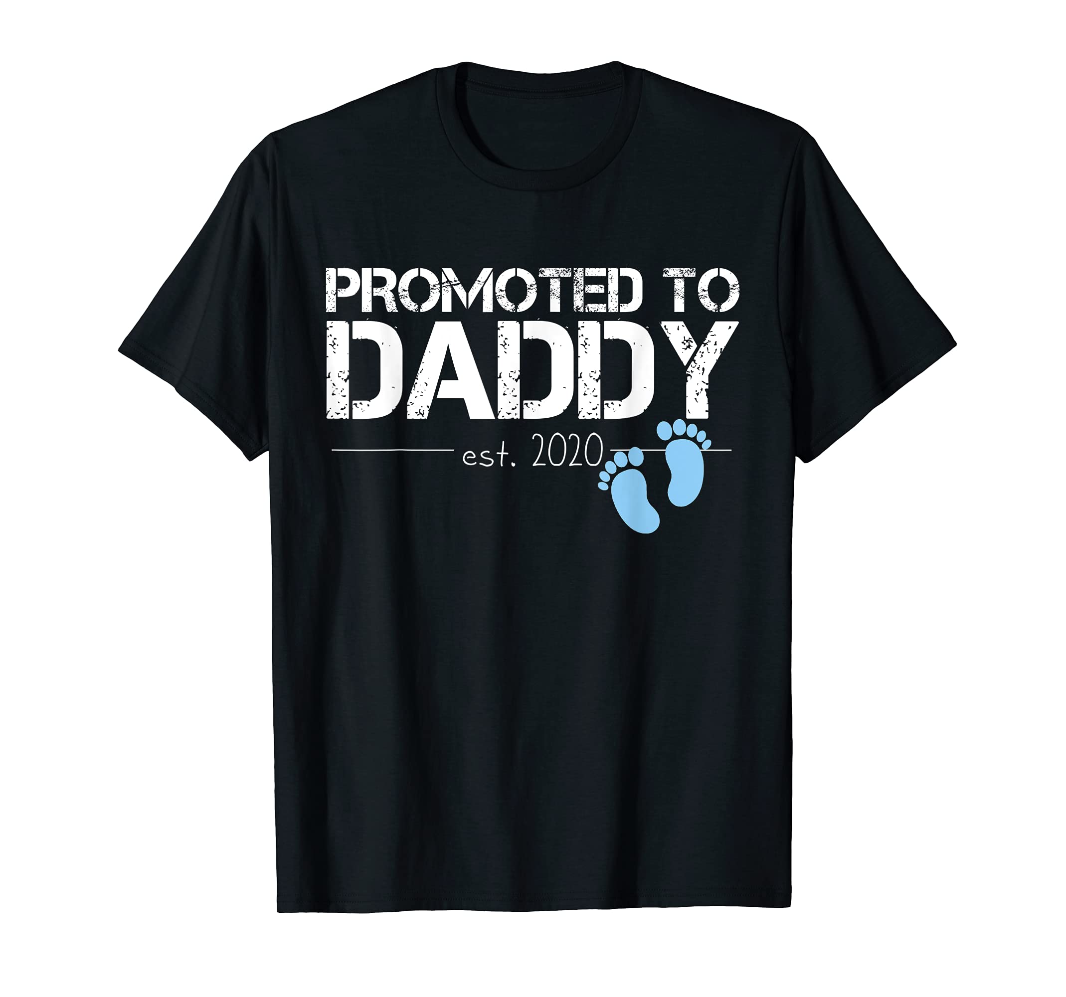 Promoted To Daddy 2022 T-Shirt - First Time Dad Gift, Black, Large, 50% Cotton Comfort Fit - View #11
