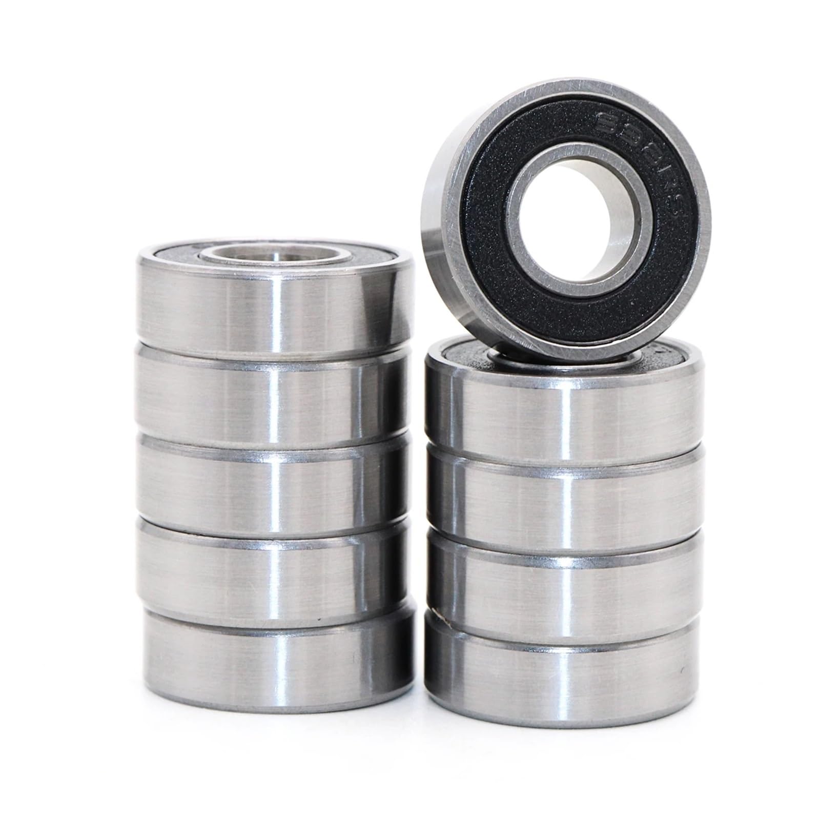 QRJAZHNTP 10pcs Bearing 688 688-2RS 8X16X5 688RS ABEC-3 Deep Groove Ball Bearings Single Row
