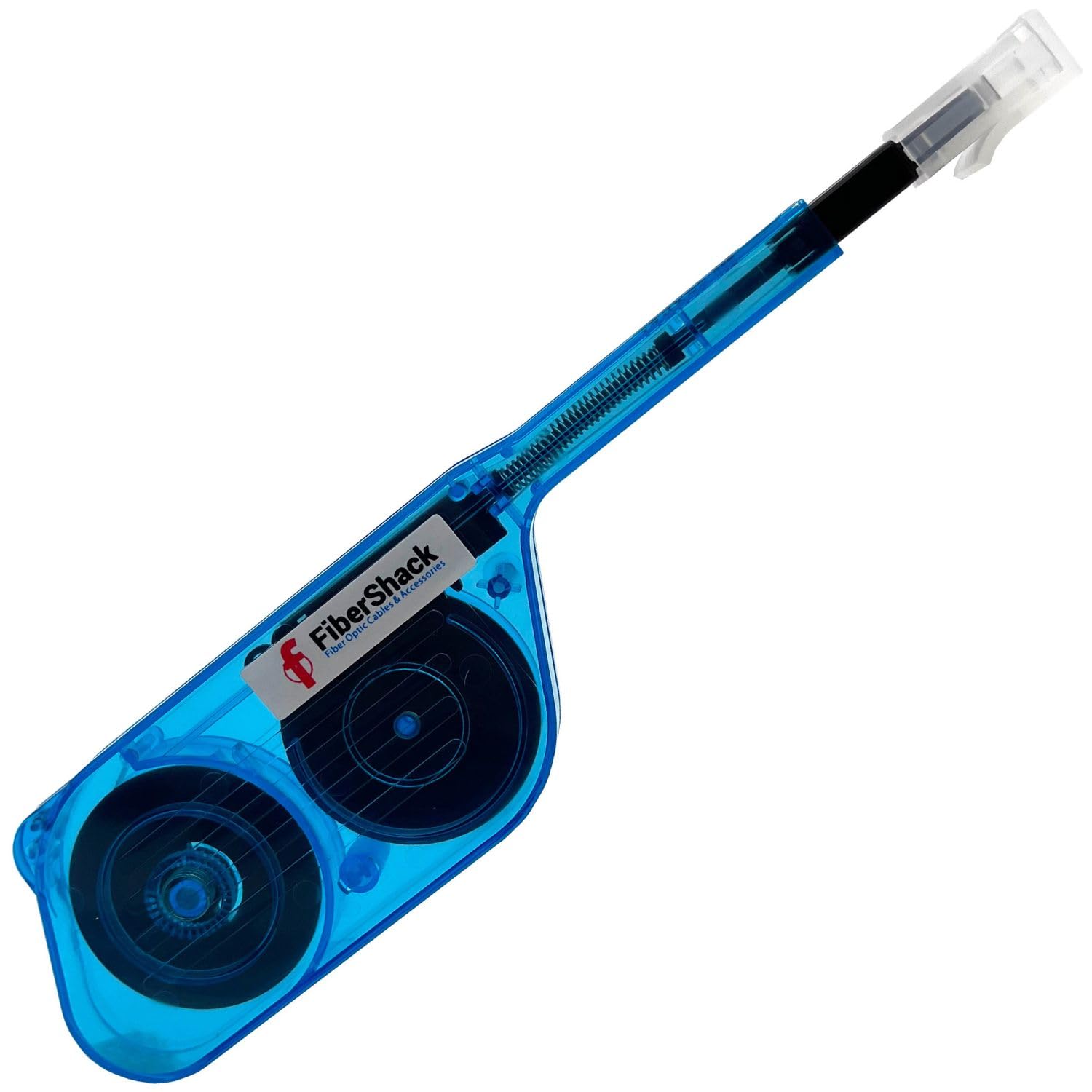 Fibershack - MPO Fiber Cleaner - Rotating MTP Cleaner Pen for Quickly Cleaning Ferrules & Cables - Data Center MPO Connector Cleaner & MPO Cable Cleaner. Also Cleans QSFP Transceivers