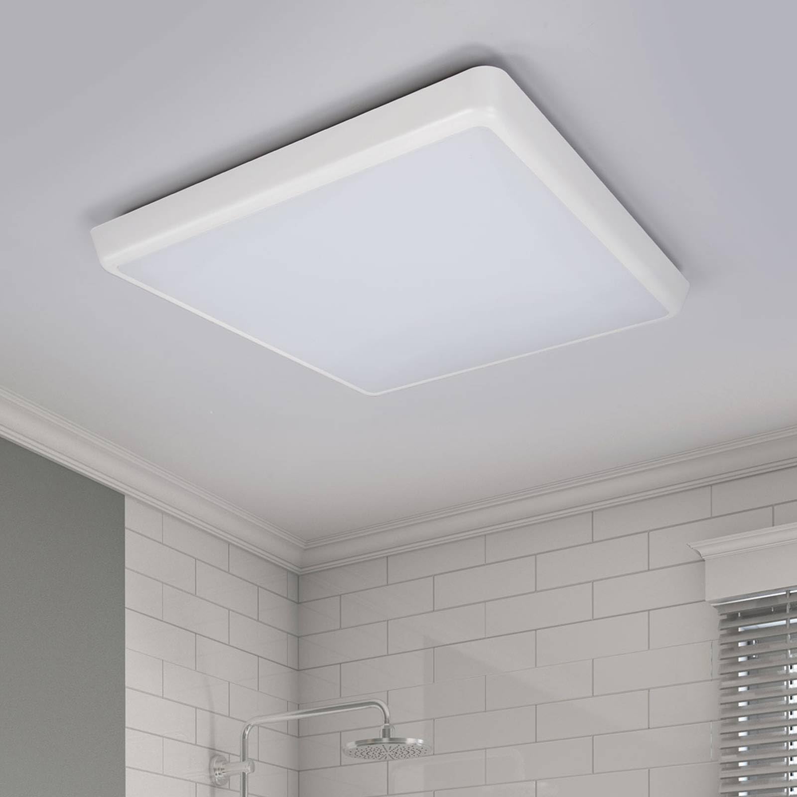 Arcchio LED Deckenleuchte Augustin (Modern) in Weiß (1 flammig,) - Lampe Deckenlampe Badezimmerleuchte