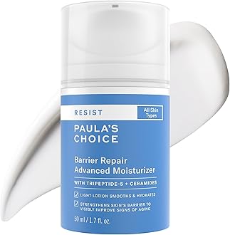 RESIST Barrier Repair Advanced Moisturizer with Ceramides, Peptides, Deep Hydration Cream for Wrinkles, Anti-Aging for All Skin Types, Fragrance-Free & Paraben-Free, 1.7 Fl Oz