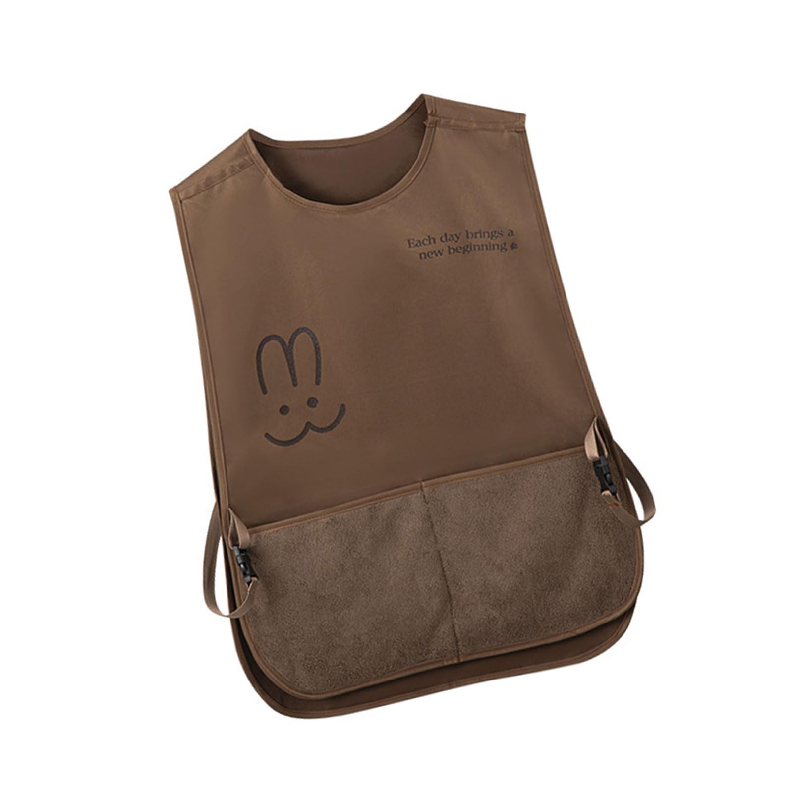 Kalttoy Easy Wears Vest Apron Featuring Waterproof Surfaced and Hand Cleaning Panels for Home Kitchens Waterproof Oil Resistant Kitchens Apron