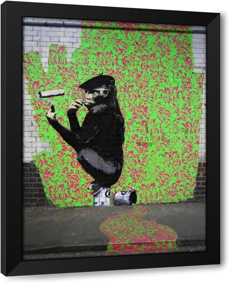 ArtDirect Leake Street London-graffiti attributed to Banksy Custom Framed Art Print Giclee Print or Canvas Options with Various Sizes and Customization by Anonymous