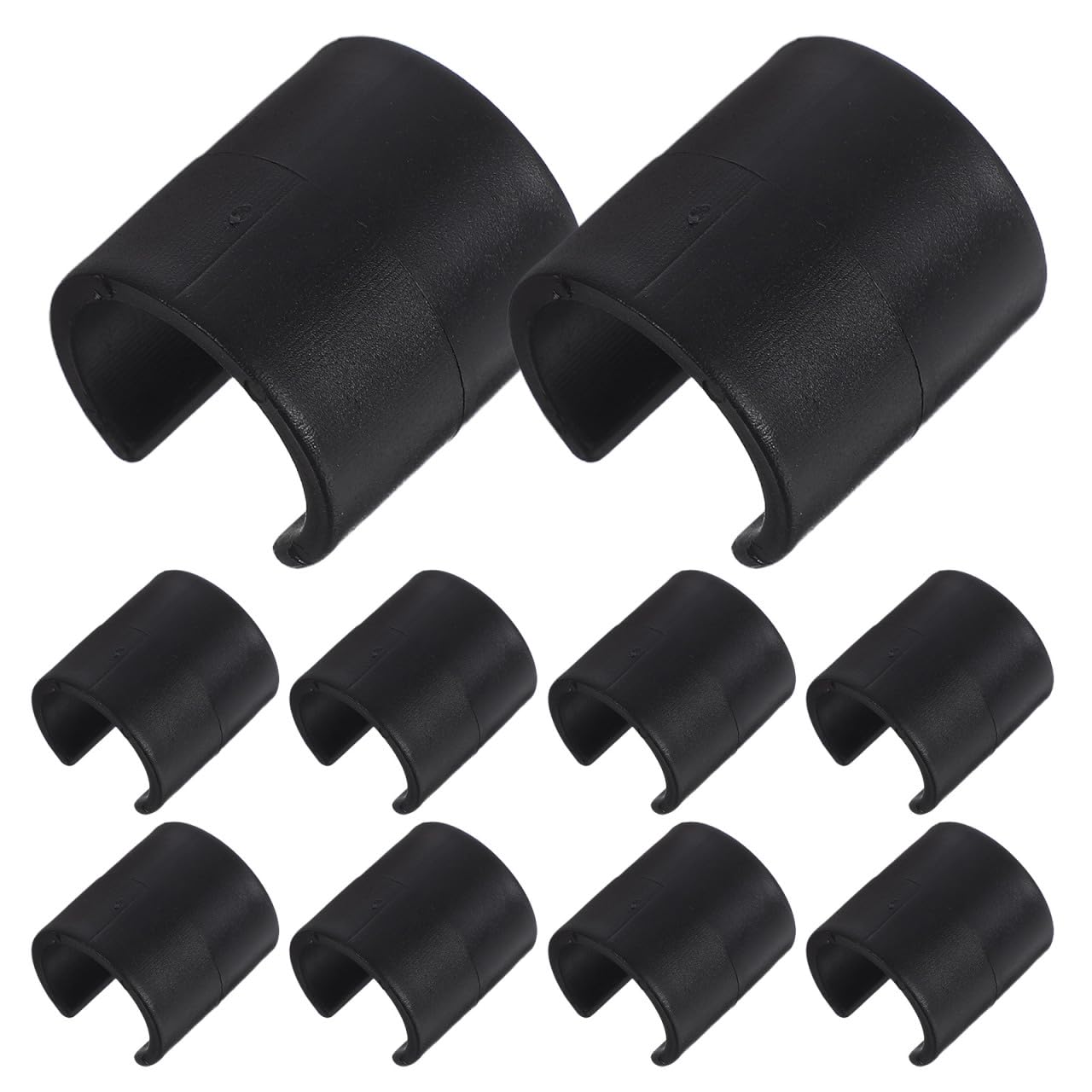 CLISPEED Corner Flag Buckles 10Pcs Soccer Flag Pole Clips for Football Training Field Marking Marker Pole Accessories for Indoor Outdoor Practice