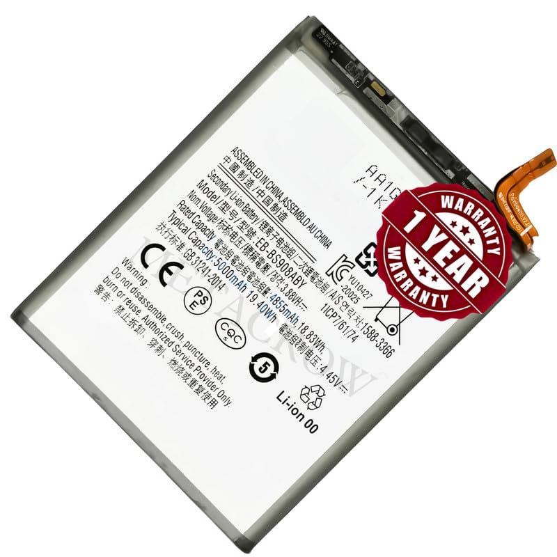 Image of Original EB-BS908ABY Battery Compatible for Samsung Galaxy S22 Ultra 5G - (5000mAh) - 1 Year Warranty JK1