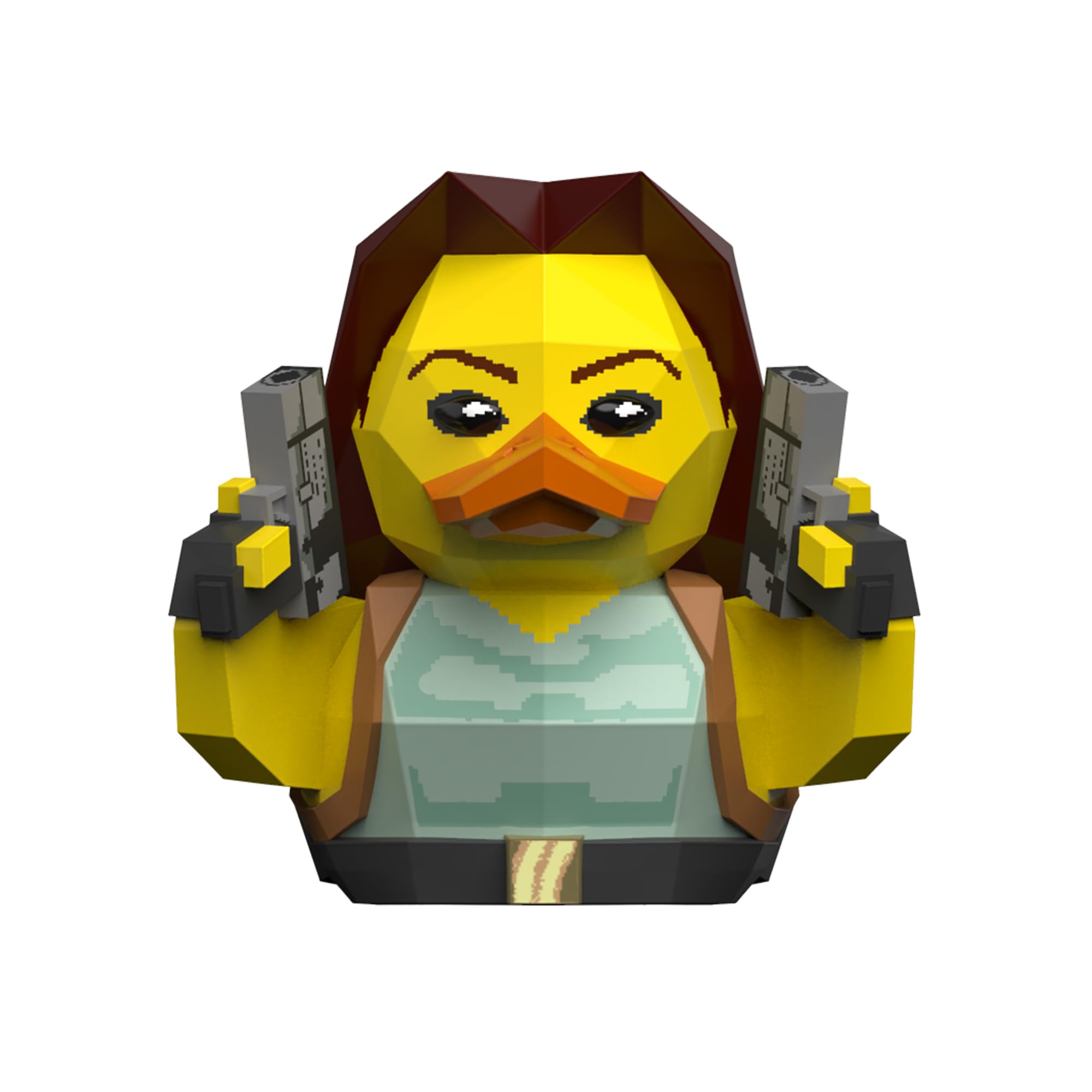 TUBBZ Boxed Edition: Tomb Raider - Lara Croft Cosplaying Rubber Duck Vinyl Figure, Lara Croft (Box), 3.54 inches - Image 4