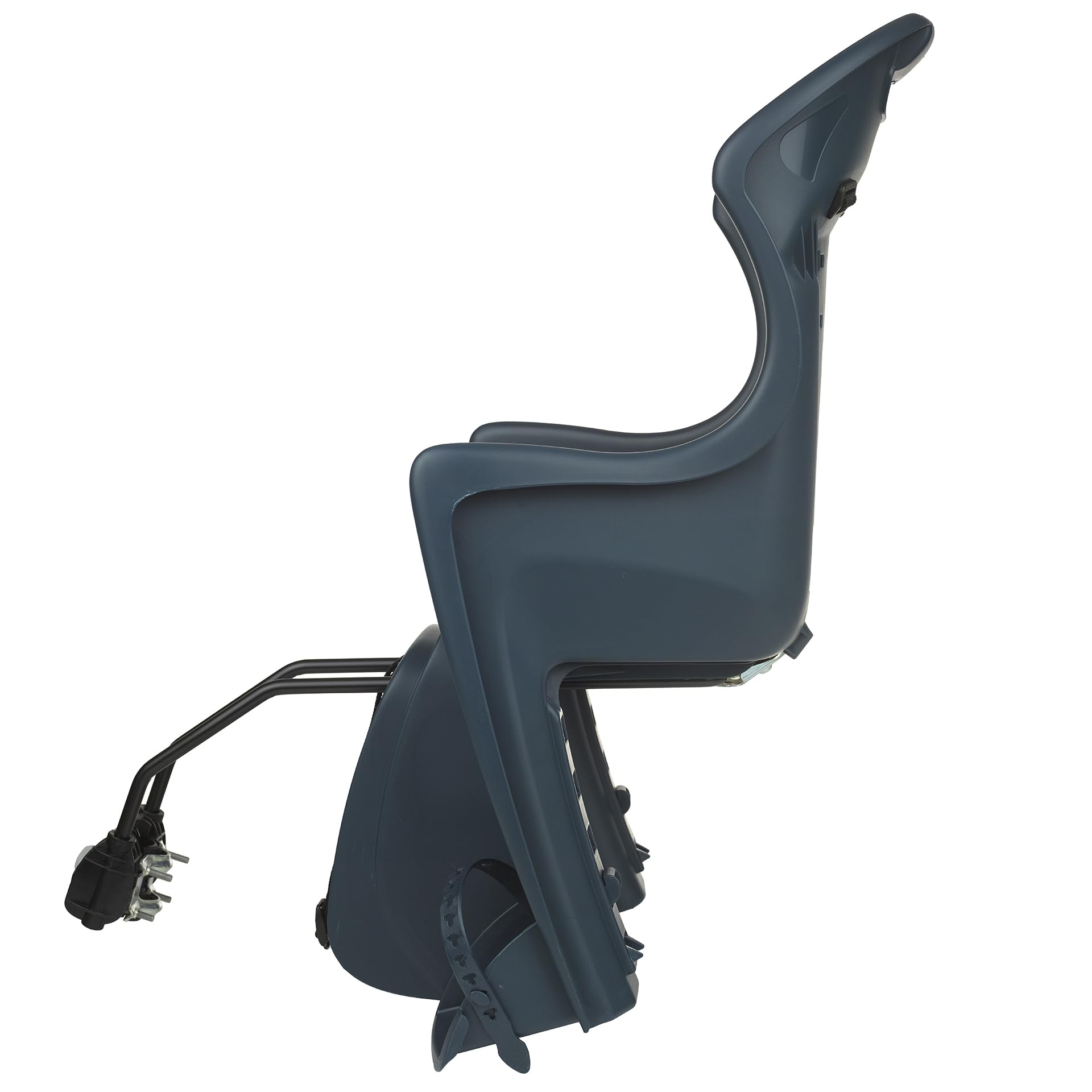 DIEFFE 8630400090 - Siège Arrière Bikey Cool FM pour Vélo avec Roues de 26'' à 29'' Convient aux Enfants de 9 à 22 Kg avec Ancrage au Cadre en Couleur Bleu Denin/Jaune