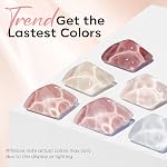 Modelones Jelly Gel Nail Polish 6 Colors Nude Gel Polish Milky White Neutral Nail Gel Polish Shimmery Glitter Translucent Nail Art Gel Kit Soak off Gel Manicure DIY Salon Nail Gift