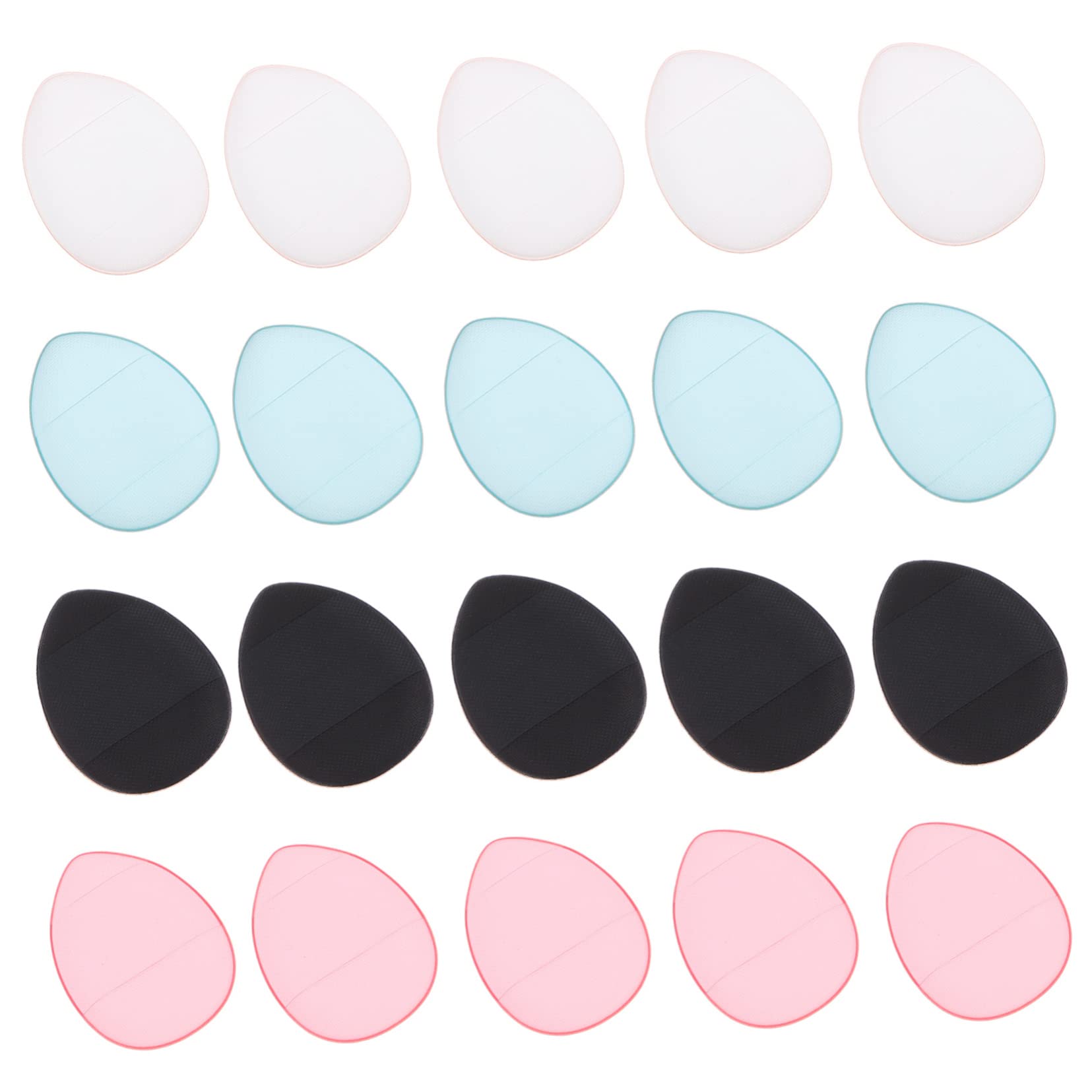 BIUDECO Mini Makeup Puff 20pcs Dry/wet Powder Face Powder Applicator Beauty Sponge Set for Foundation