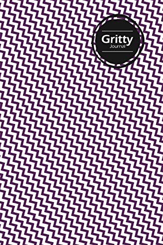 Gritty Lifestyle Journal, Creative, Write-in Notebook, Dotted Lines, Wide Ruled, Medium Size (A5), 6 x 9 Inch (Purple)