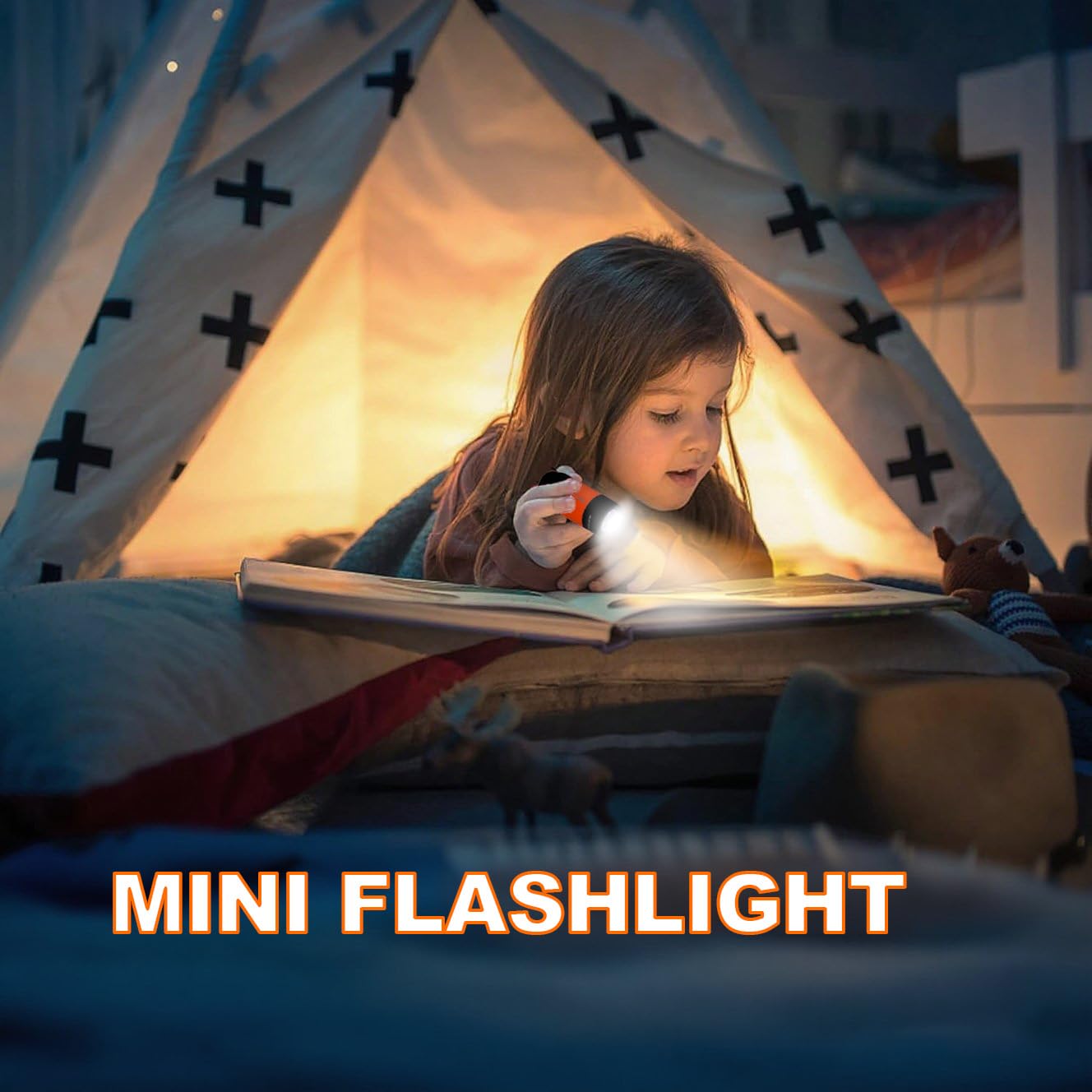 Petite lampe de poche LED rechargeable avec porte-clés (5)