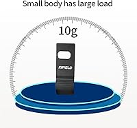 Vista 7 de FIFIELD Aluminum Alloy Dustproof Battery Replacement Cover Door for GoPro Max Black