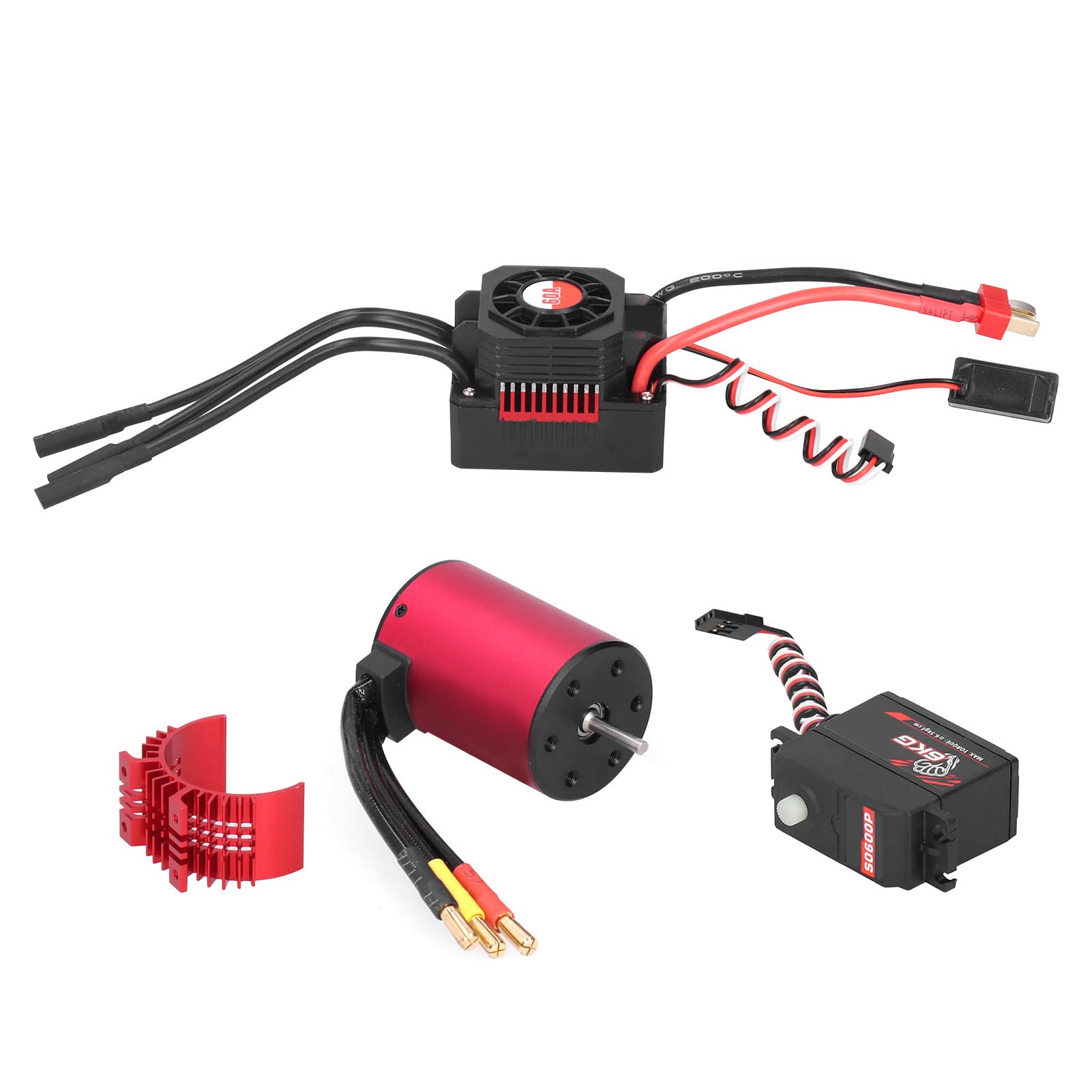 Changor 3650 Zestaw Bezszczotkowego Silnika z 60A ESC i Metalowym