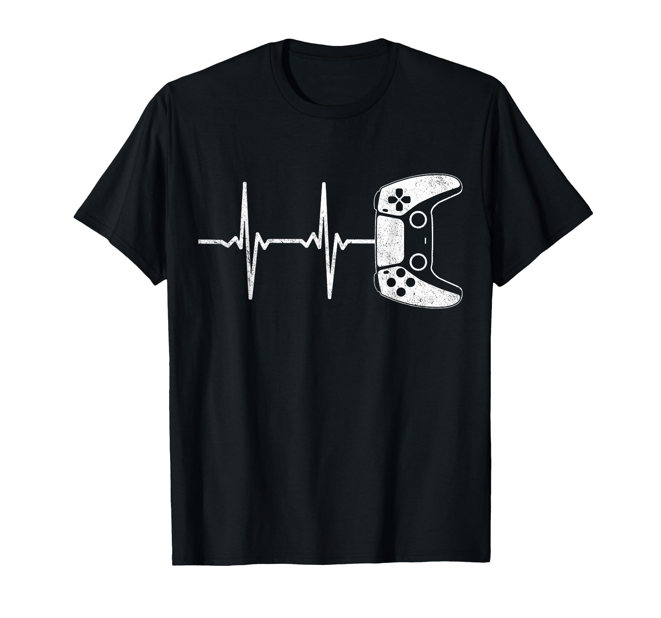 Gamer Heartbeat Funny Video Games Gift for Boys Men T-Shirt