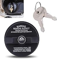 Vista 1 de Shakas 1 pieza de tapa de tanque de combustible para automóvil, tapa de tanque de combustible de plástico ABS con bloqueo y dos llaves, número