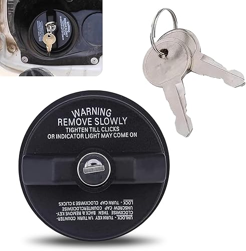 Shakas 1 tapa para tanque de combustible para automóvil, tapa de tanque de combustible de plástico ABS con dos llaves, número de pieza de repuesto