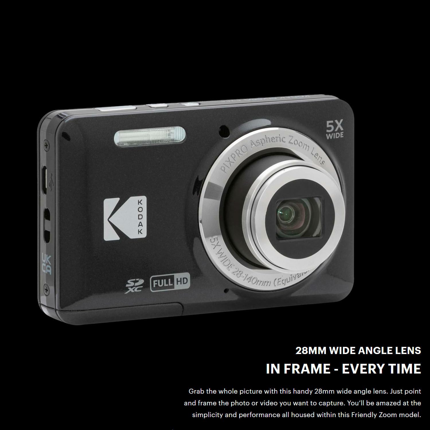 Amazon.com : Kodak PIXPRO Friendly Zoom FZ55 Digital Camera