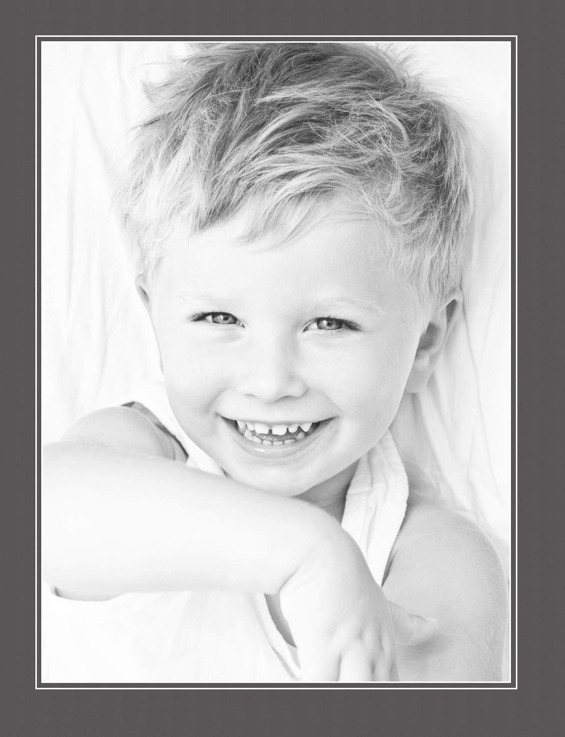 19x26 Cinder / Charcoal Custom Mat for Picture Frame with 15x22 opening size (Mat Only, Frame NOT Included)