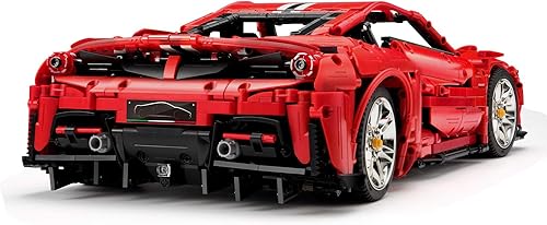 Miniatura 4 de dOMOb Ferrari 488 Super Car Building Kit  Modelo realista 18 simulado  Juguetes de ladrillos de tallo CADA para más de 14 niños y adultos  3236