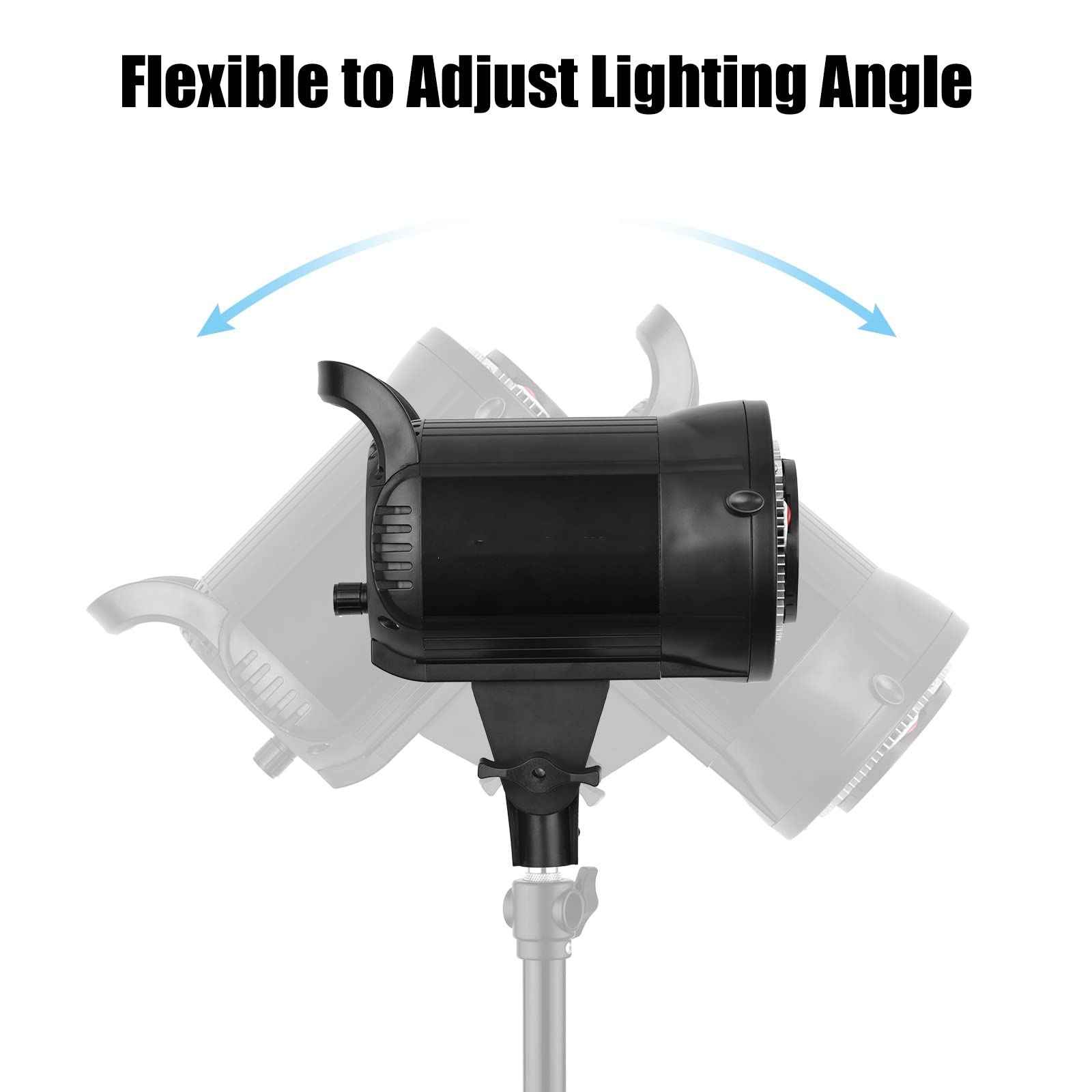 Luci Fotografiche Professionali, Camnoon Luce Video LED Portatile 135W da Studio 3000K-5600K con Attacco Bowens und Telecomando per Matrimonio/Streaming Live/Registrazione Video/Studio