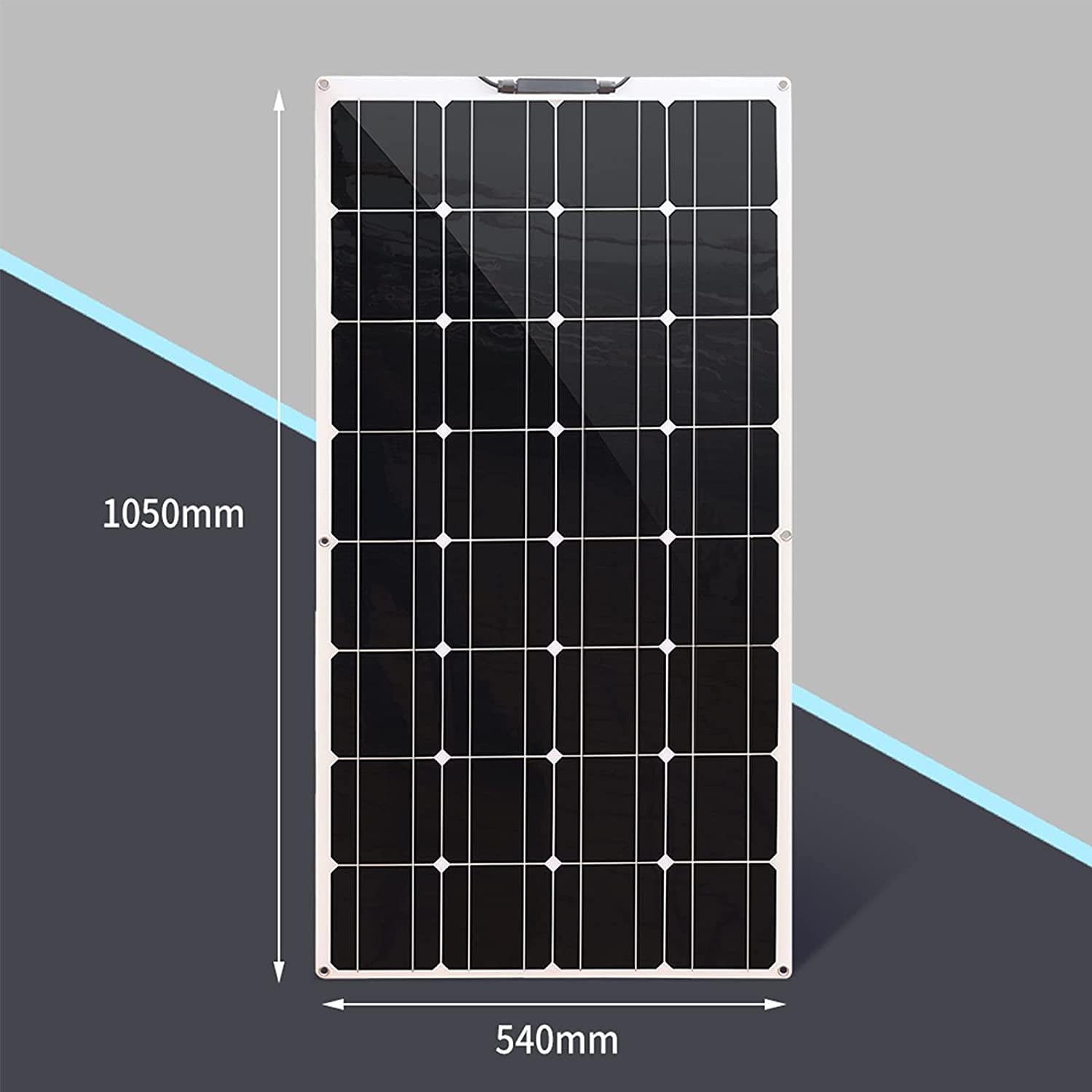 Kit Pannello Solare, Kit Pannello Solare Flessibile 800w 18v Sistema modulo fotovoltaico monocristallino 18v 40A Controller Solare per Ricarica Batteria 12v,OnePiece