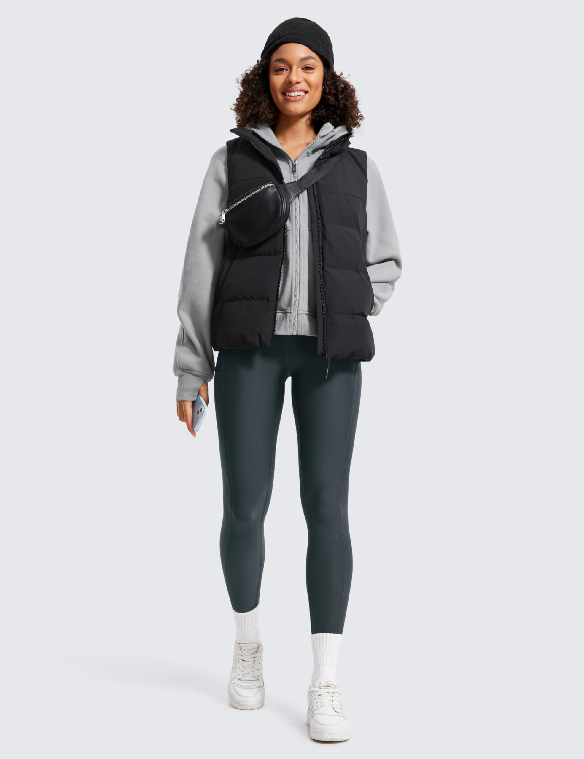 Giacca Allenamento Donna CRZ YOGA - Zip Corta, Traspirante, Per Palestra E Sport - Foto 10