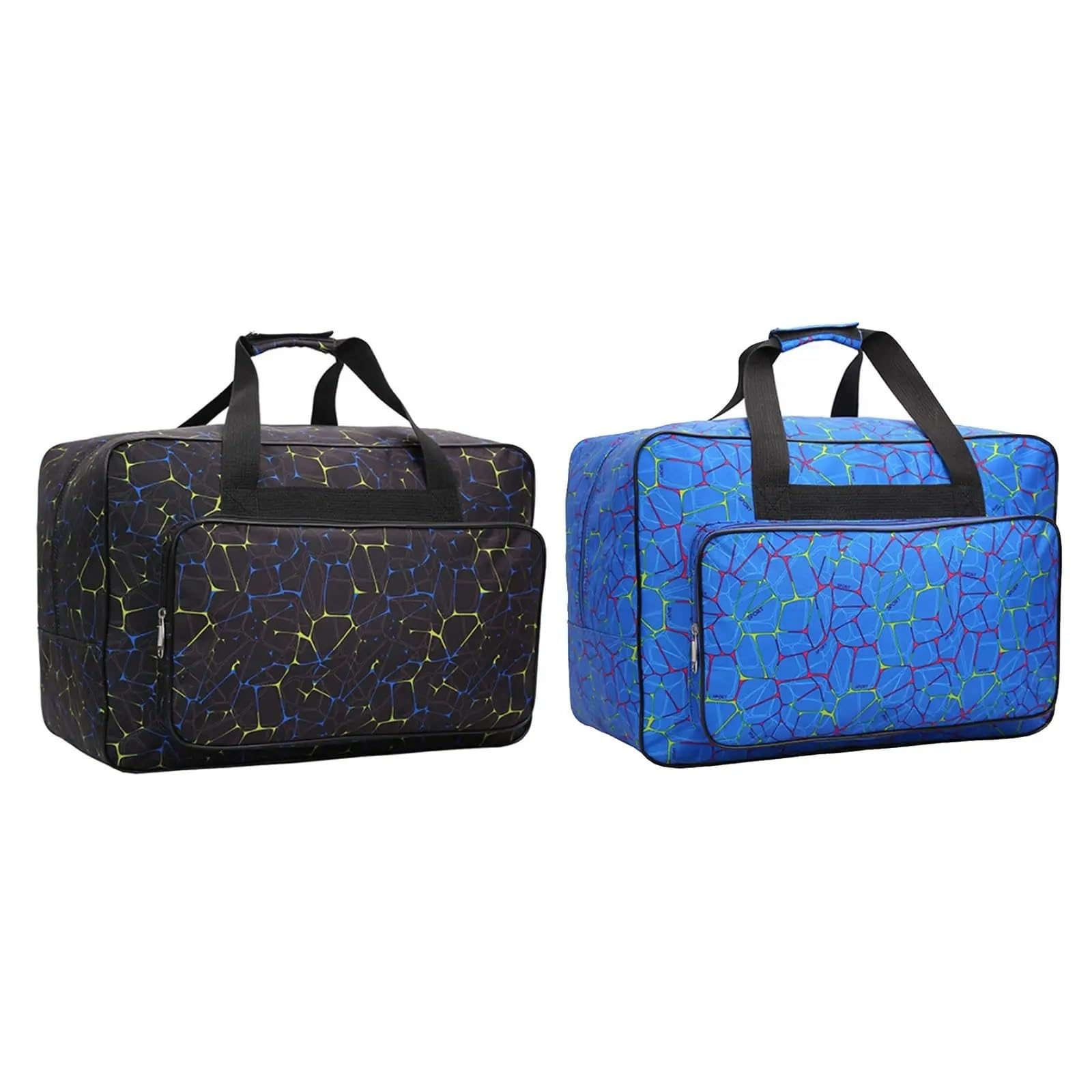 Bolsa para Máquina De Coser Bolsa de Transporte for máquina de Coser de Viaje, Estuche de Transporte, Bolso Ligero, Funda for Herramientas, Bolsillos de Mano(Black)