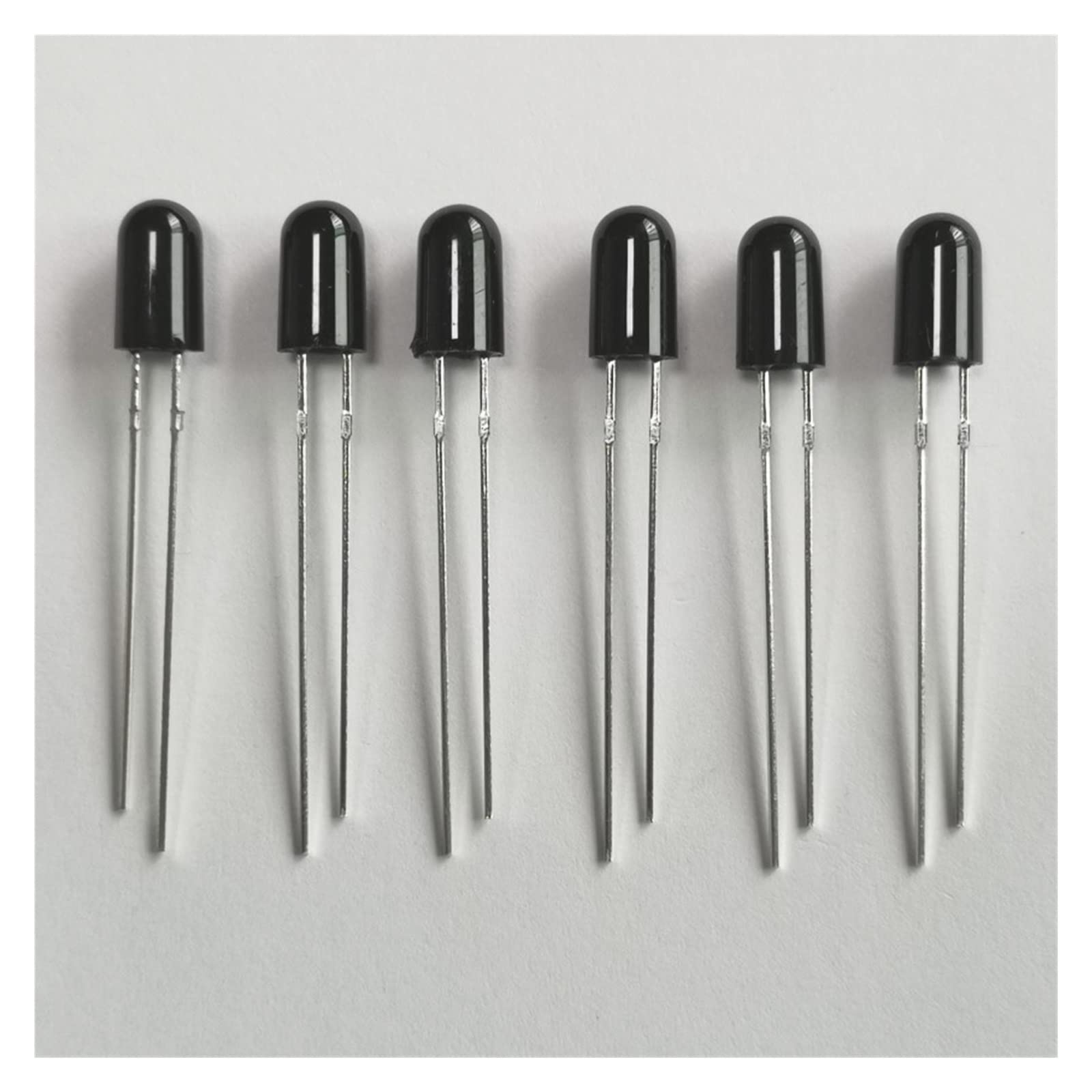WHWRCADV 10 PCS, 5mm NPN Phototransistor T5035, Photosensor, Photosensitive Receiving Transistor